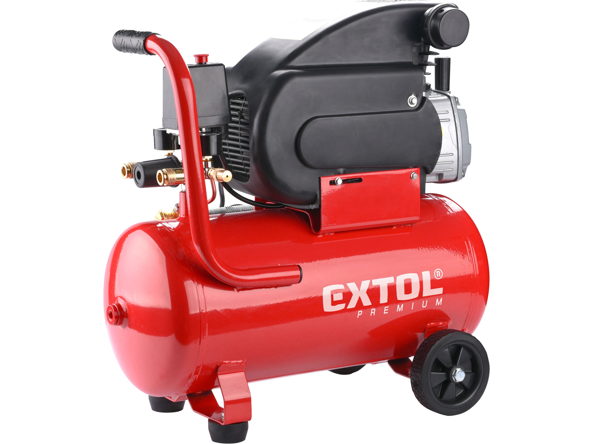 EXTOL PREMIUM 8895310 Kompresor olejový, príkon 1,5kW, nádoba 24l, max. 8bar