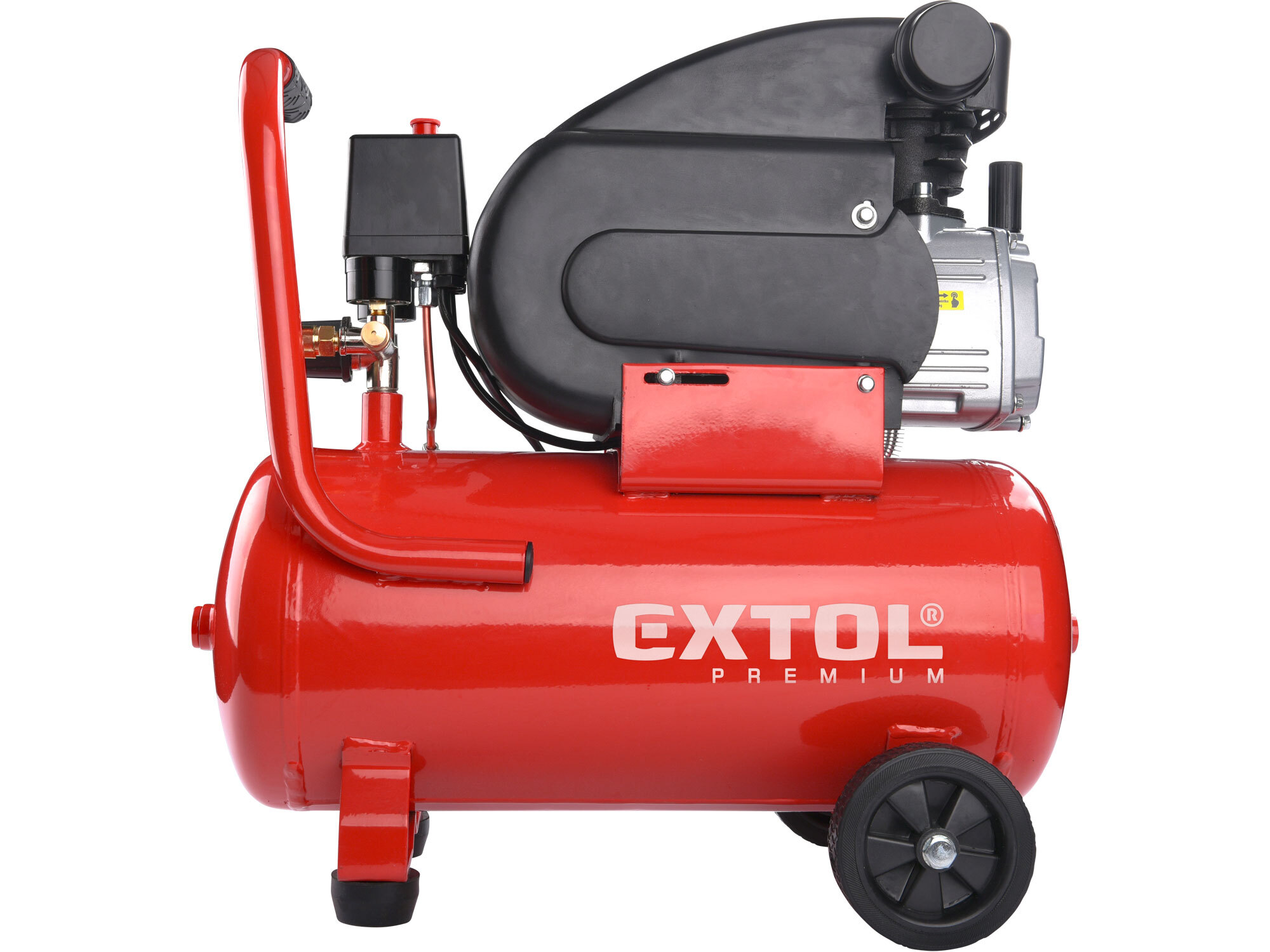 EXTOL PREMIUM 8895310 Kompresor olejový, príkon 1,5kW, nádoba 24l, max. 8bar