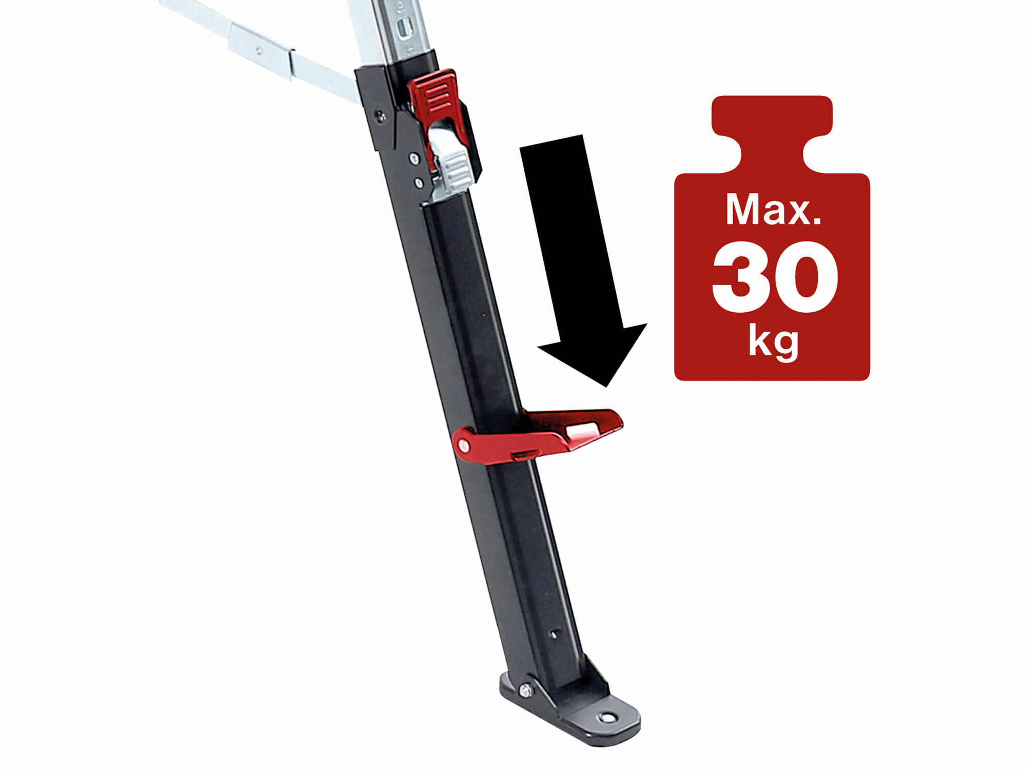 FORTUM 4759999 Podstavec pracovný skladací "koza", kovový, 590kg, nastaviteľná výška 61,5-82cm