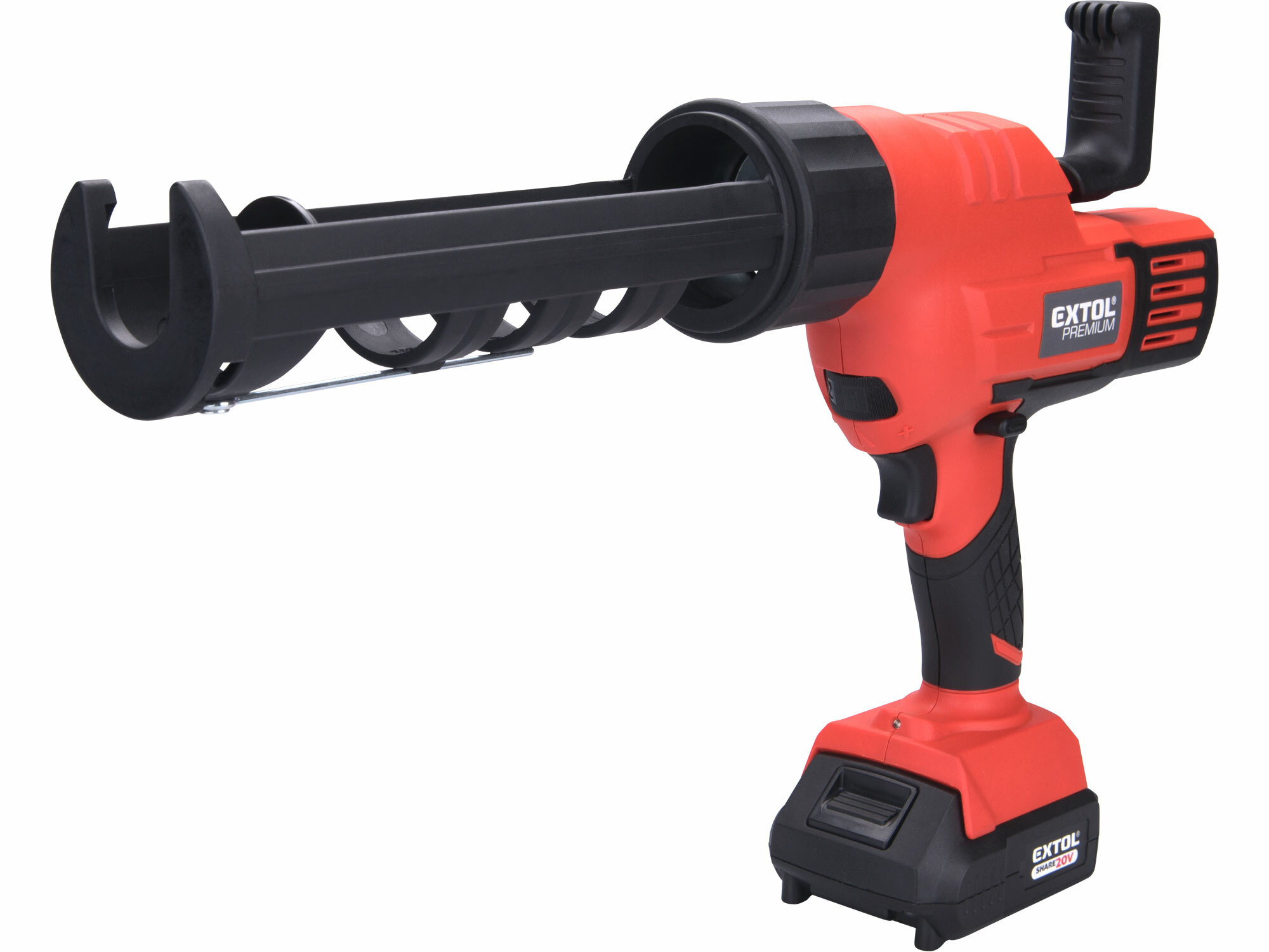 EXTOL PREMIUM 8891864 Pištoľ výtlačná aku Share20V, 1x 2Ah, 50-560mm/min