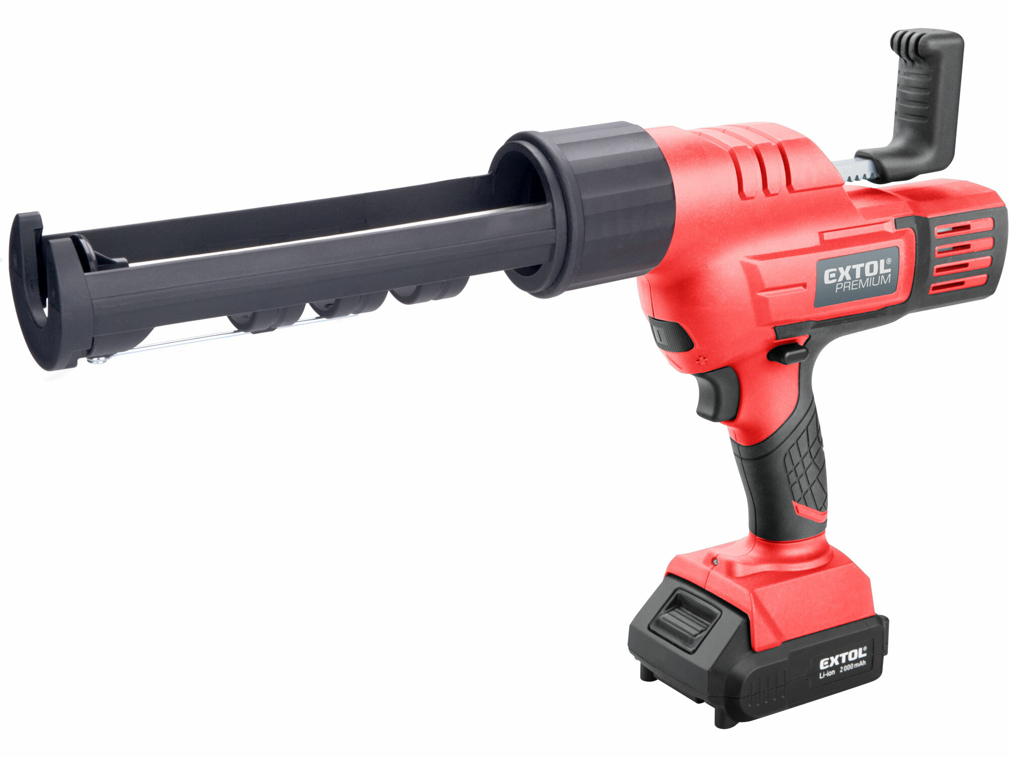 EXTOL PREMIUM 8891864 Pištoľ výtlačná aku Share20V, 1x 2Ah, 50-560mm/min