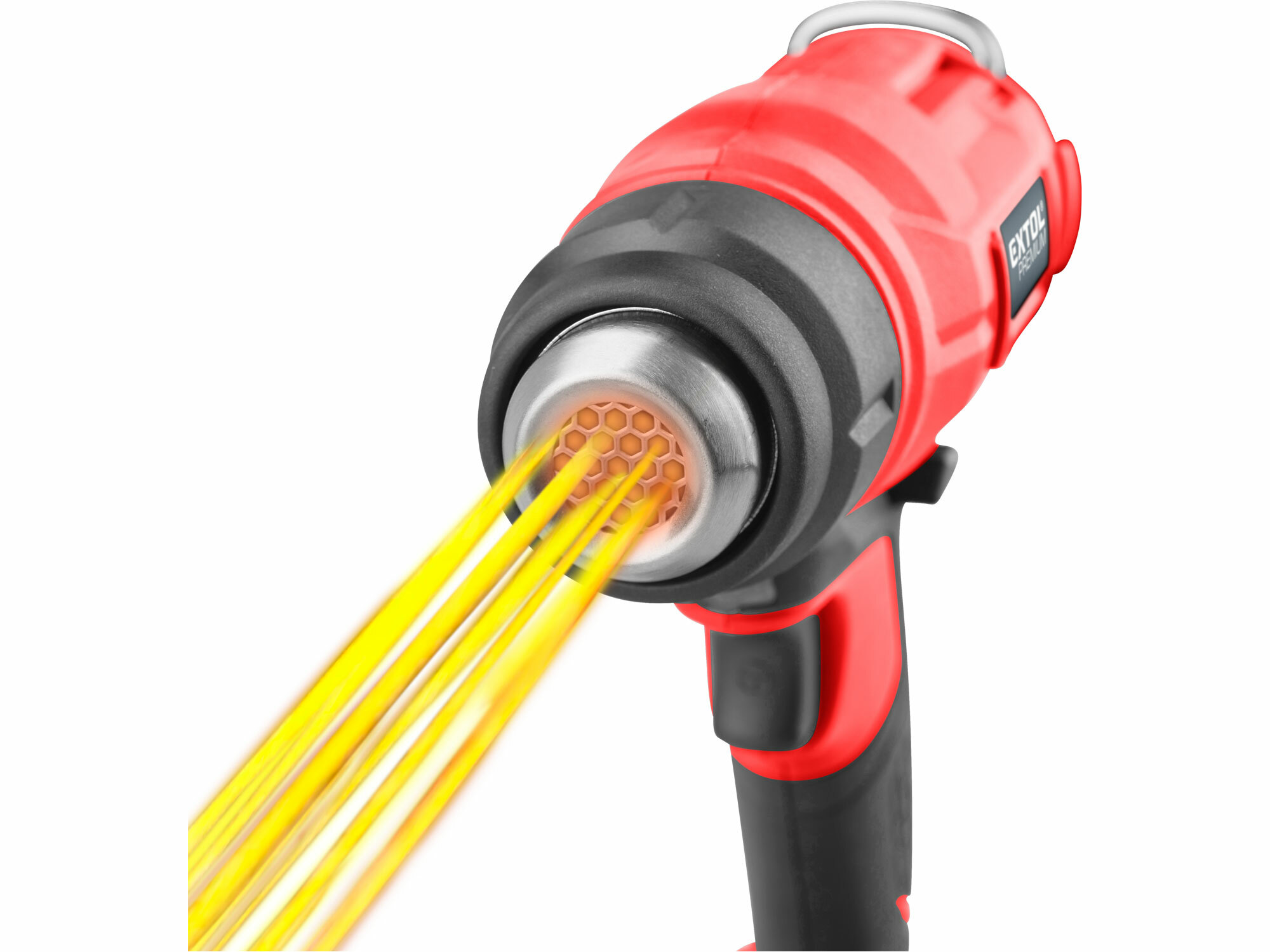 EXTOL PREMIUM 8891866 Pištoľ teplovzdušná aku Share20V, 1x2Ah, 550°C