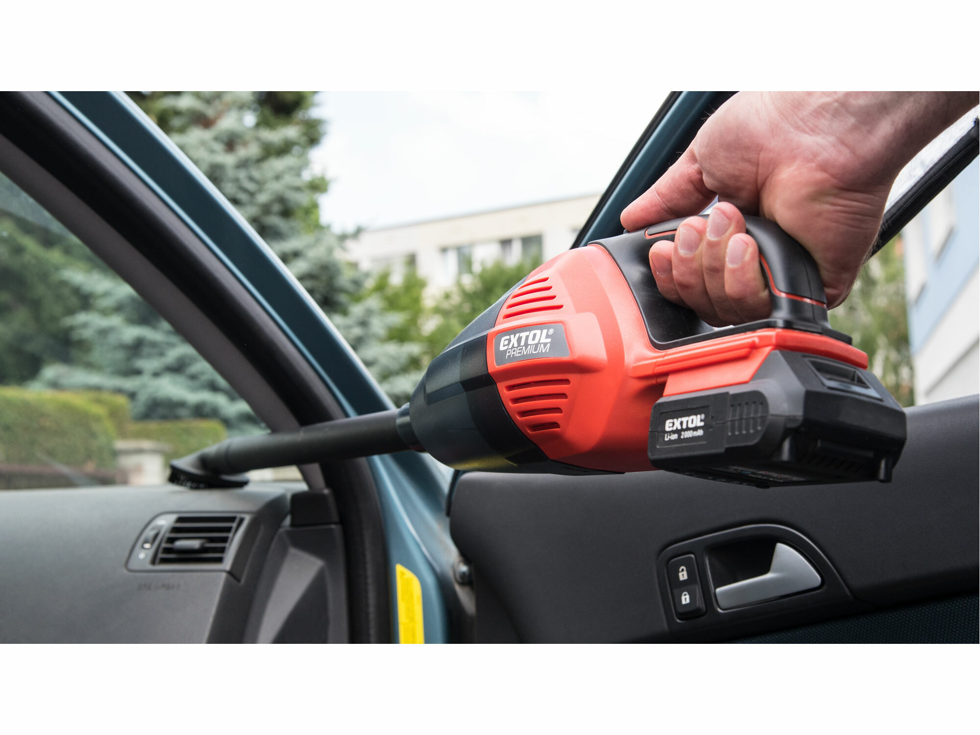 EXTOL PREMIUM 8891872 Vysávač aku Share20V, 1x 2Ah, 500ml nádoba