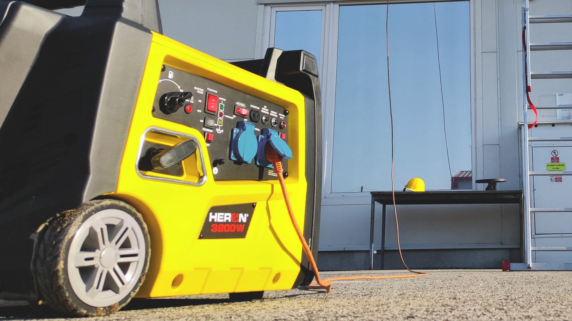 HERON 8896222 Elektrocentrála invertorová tichá 1F, 3,2kW, s diaľkovým ovládaním