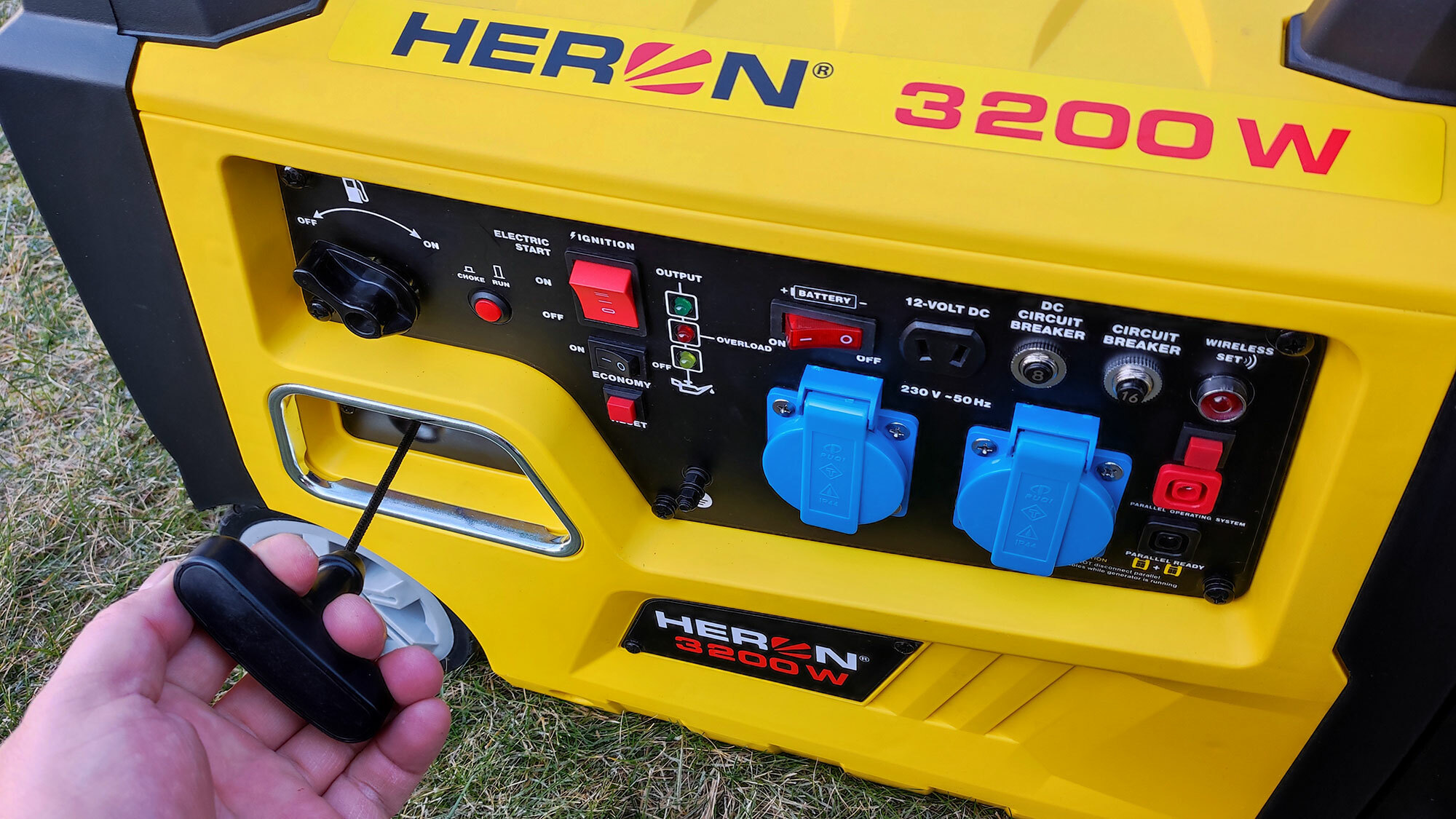 HERON 8896222 Elektrocentrála invertorová tichá 1F, 3,2kW, s diaľkovým ovládaním