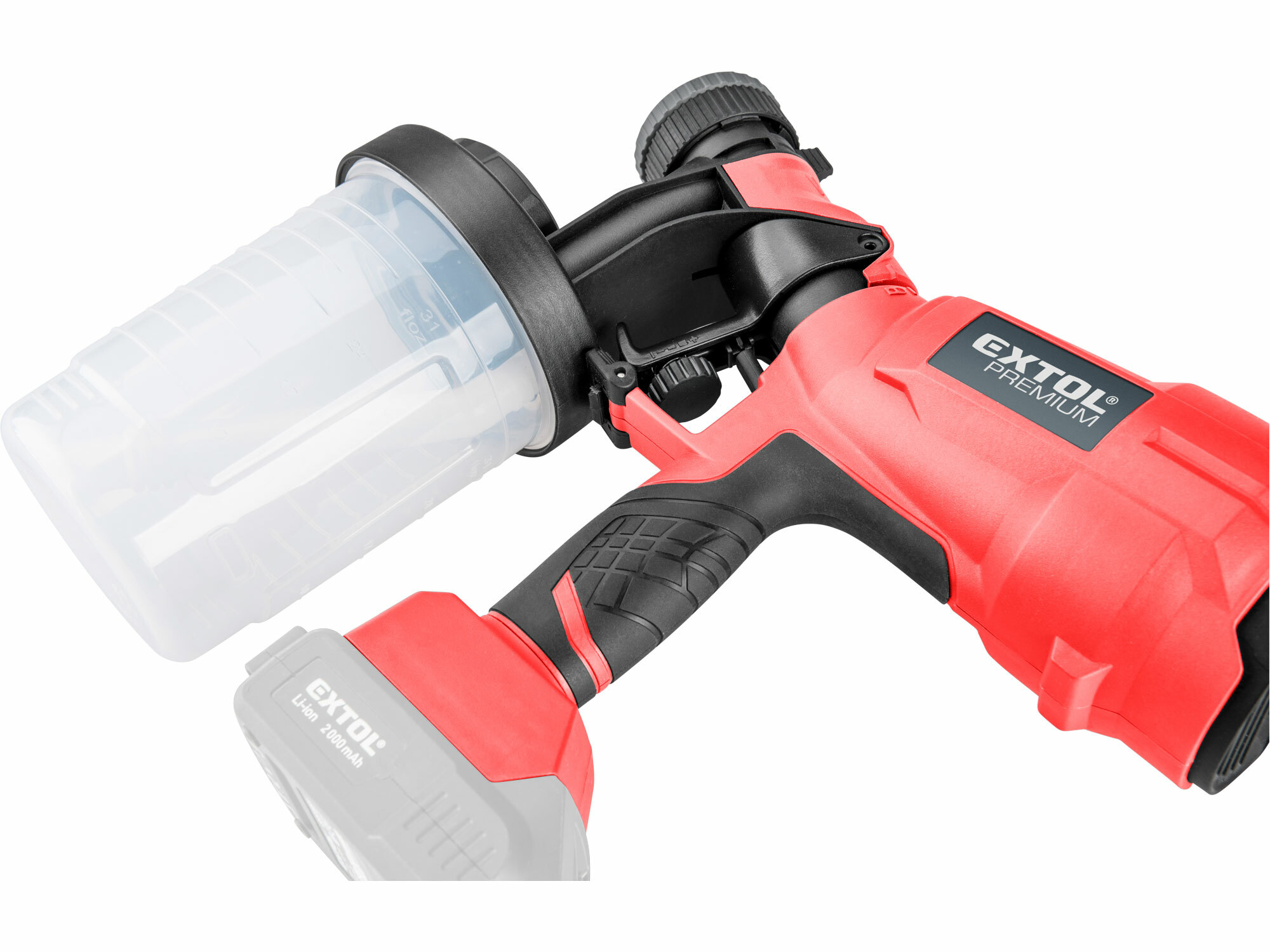 EXTOL PREMIUM 8891863 Pištoľ striekacia aku Share20V, bez aku, 700ml/min