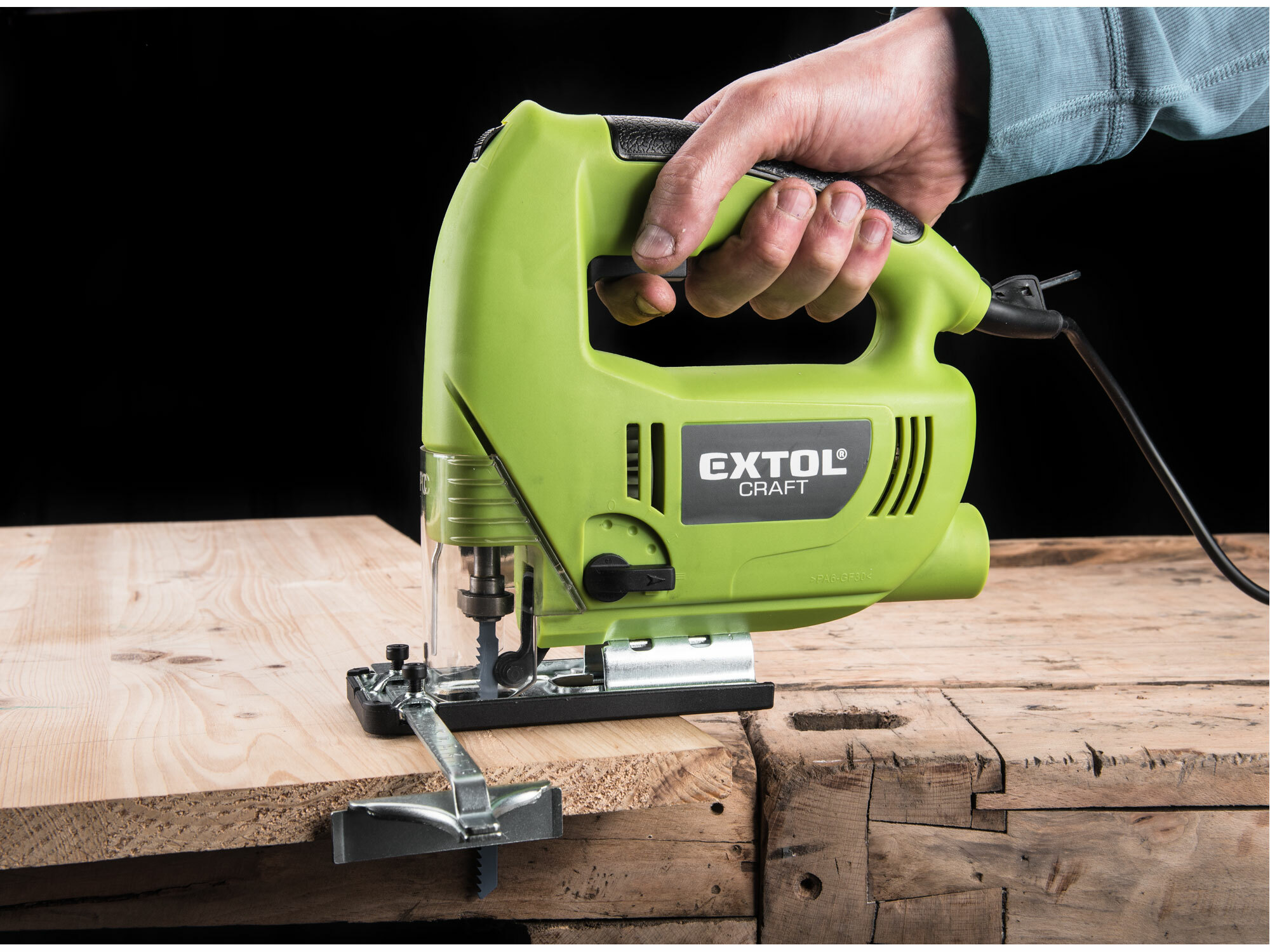 EXTOL CRAFT 405124 Píla priamočiara 650W, max. rez 65mm