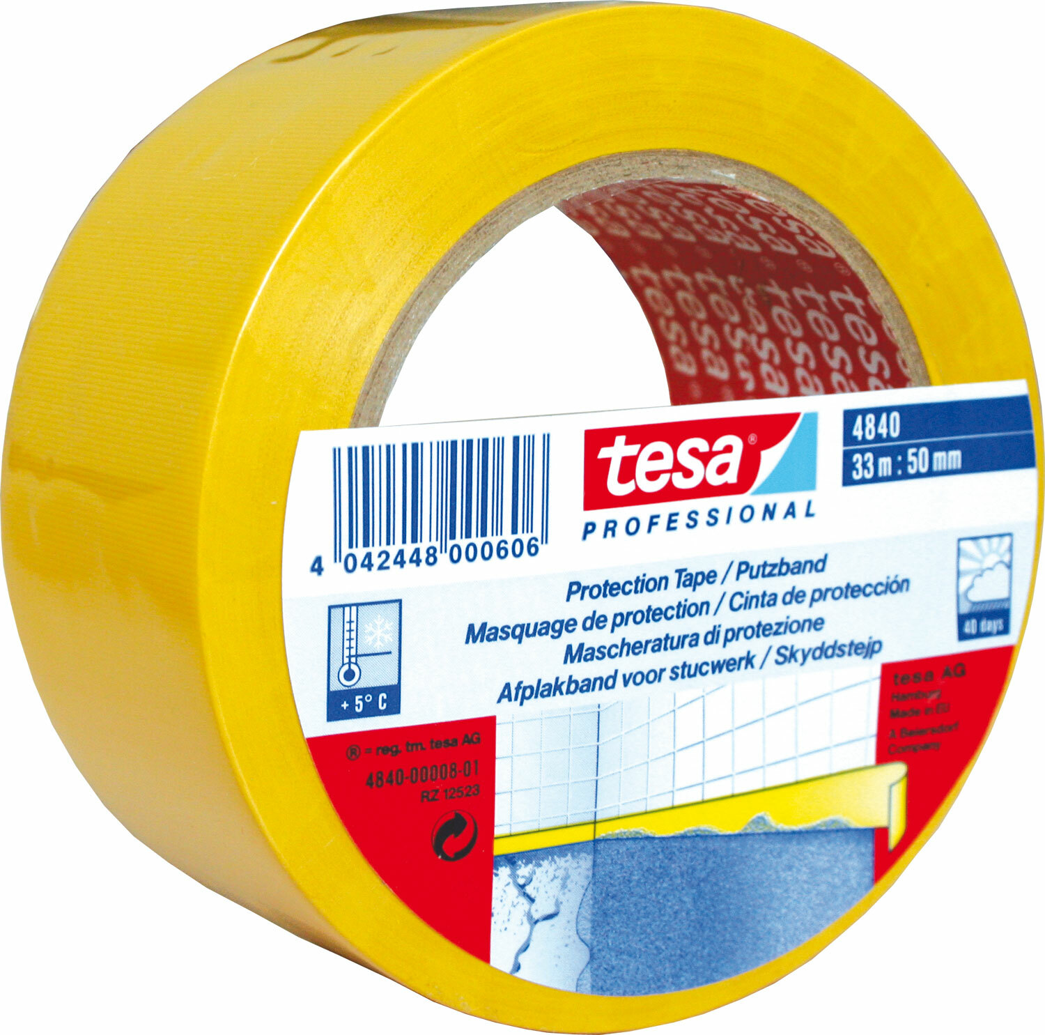 TESA Páska lepiaca maskovacia 67001, 50mmx33m, nosič PVC, UV 6t