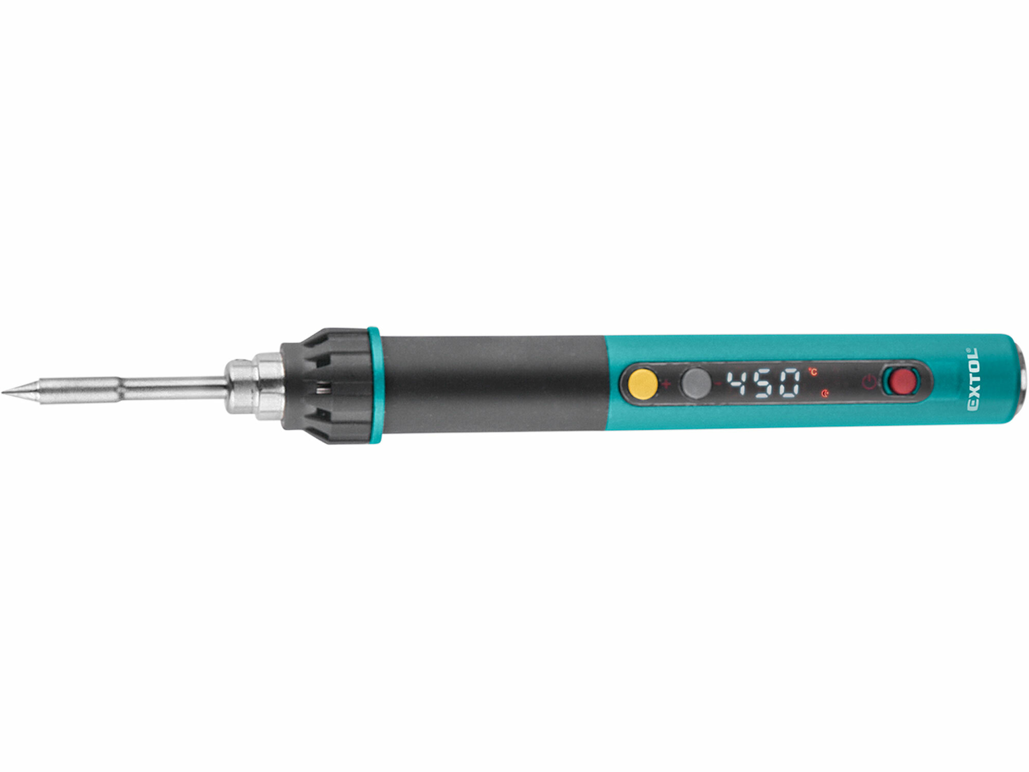 EXTOL INDUSTRIAL 8794511 Spájkovačka hrotová, USB-C, 80-450C, LED displej