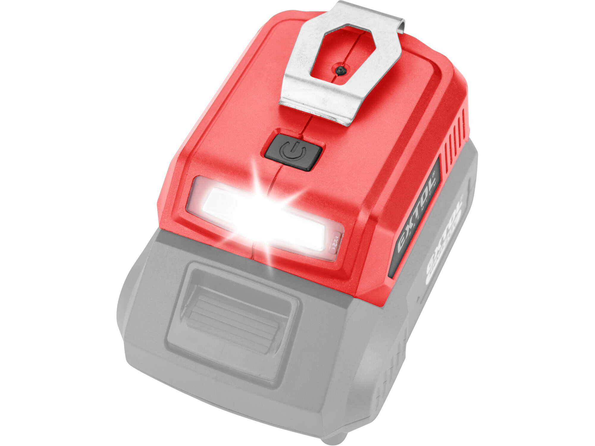 EXTOL PREMIUM 8891896 Adaptér USB pre Share20V akumulátor, 2x USB 5V/2A