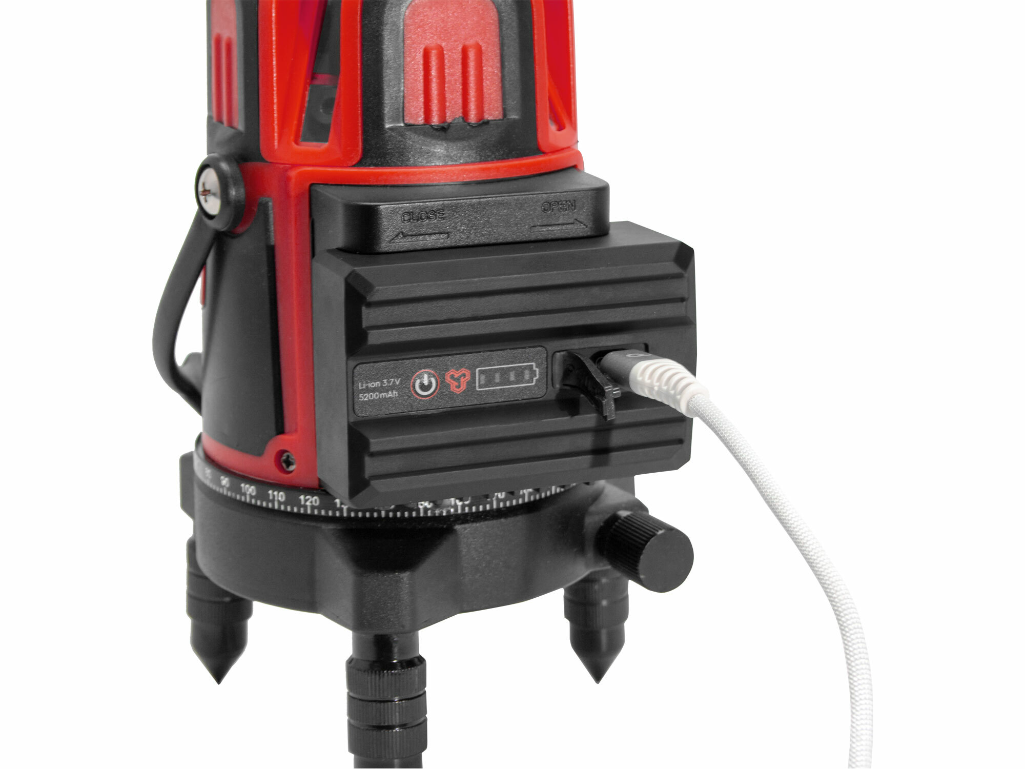 EXTOL PREMIUM 8823312 Laserová krížový samonivelačný, 1H-4V-6B, zelený laser
