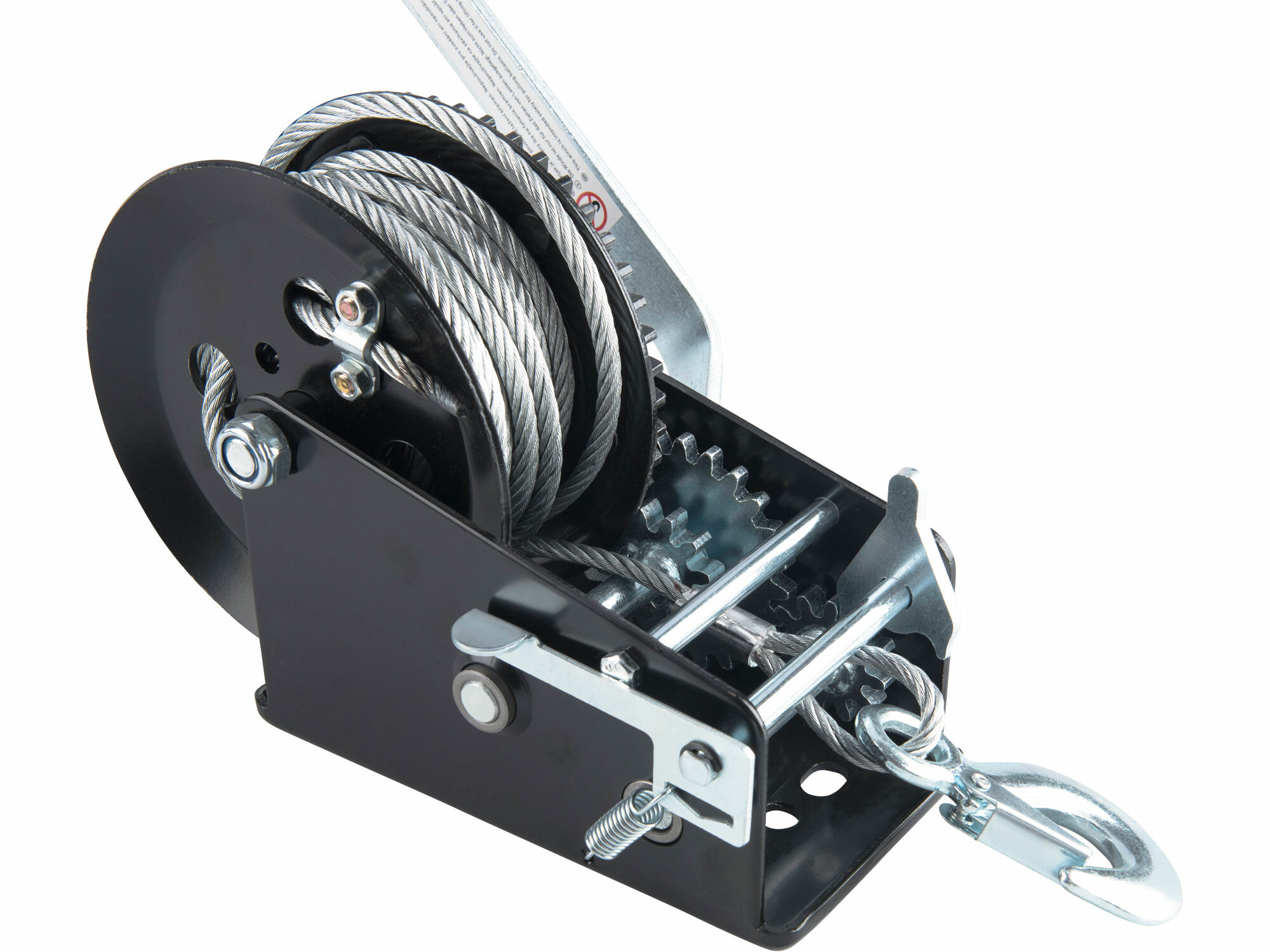 EXTOL PREMIUM 8861305 Navijak lanový ručný obojsmerný, 1350kg, 2 rýchlosti, lano Ø6mmx10m