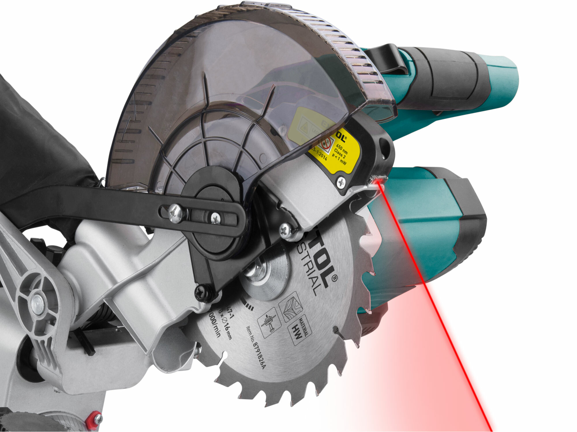 EXTOL INDUSTRIAL 8791827 Píla pokosová s posuvom aku Share20V, bez aku, kotúč 185mm, bezuhlíkový motor