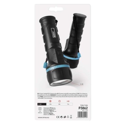EMOS LED ručné svietidlo P3862, 20 lm,2× D