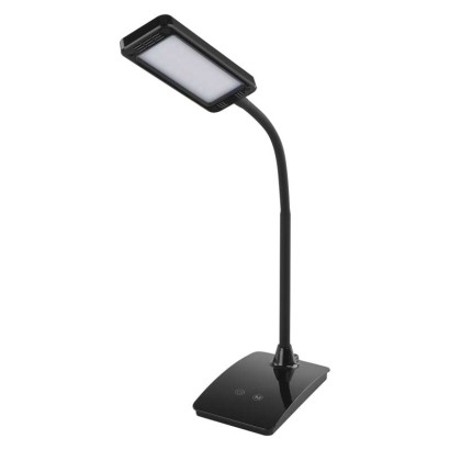 EMOS Lighting LED stolná lampa Eddy, čierna