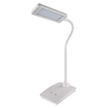 EMOS Lighting LED stolná lampa Eddy, biela