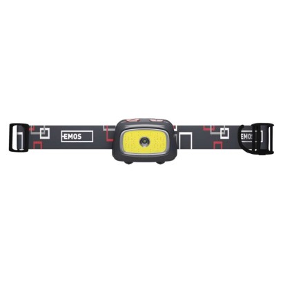 EMOS CREE LED + COB LED čelovka P3531, 330 lm, 65m, 3× AAA