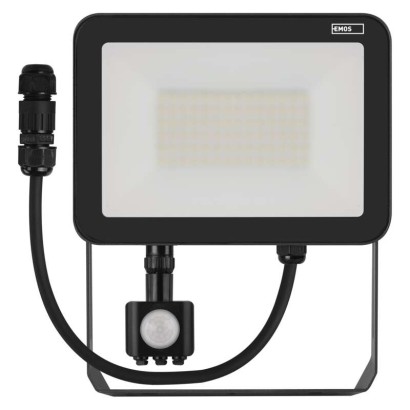 EMOS Lighting LED reflektor INOVO s pohybovým čidlom, 50W neutrálna biela