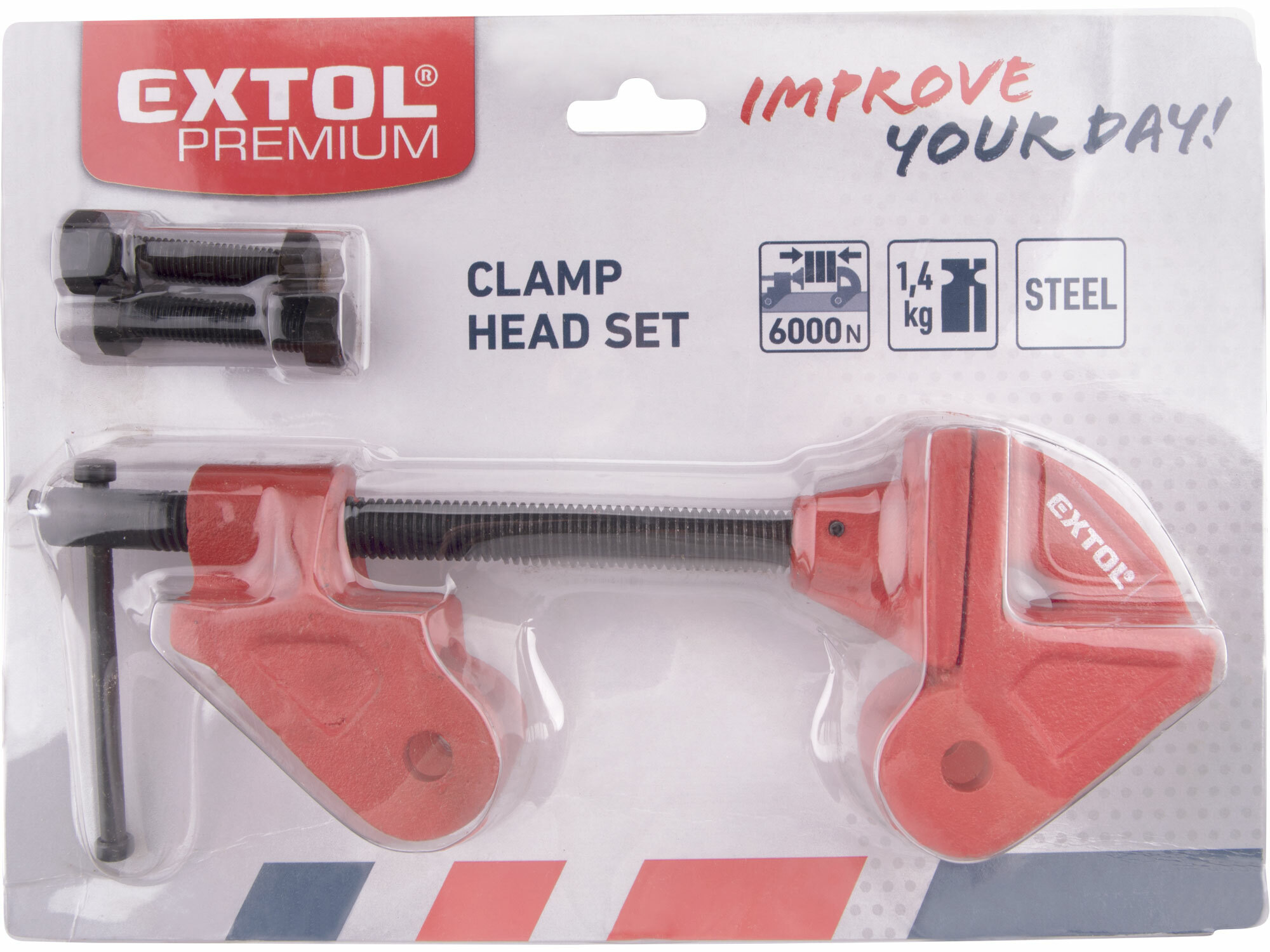 EXTOL PREMIUM 8815405 Svorka na hranol/profil do 1"/26mm