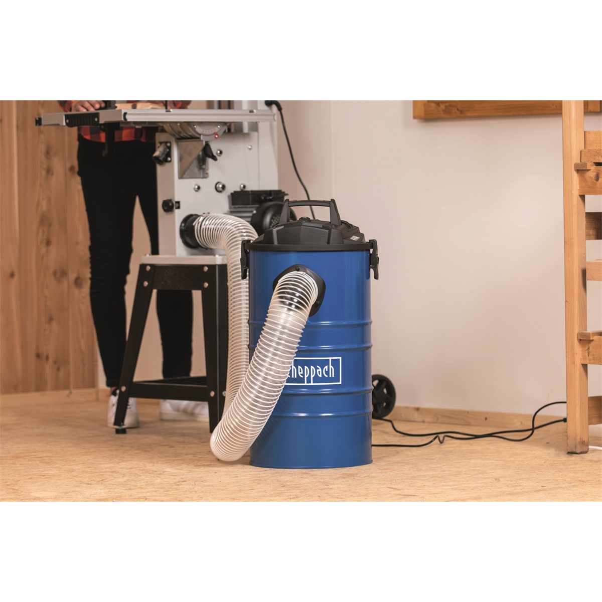 Scheppach DC 100 Odsávač pilín a prachu 1200 W (50 l) + 4x redukcia a filtre zadarmo