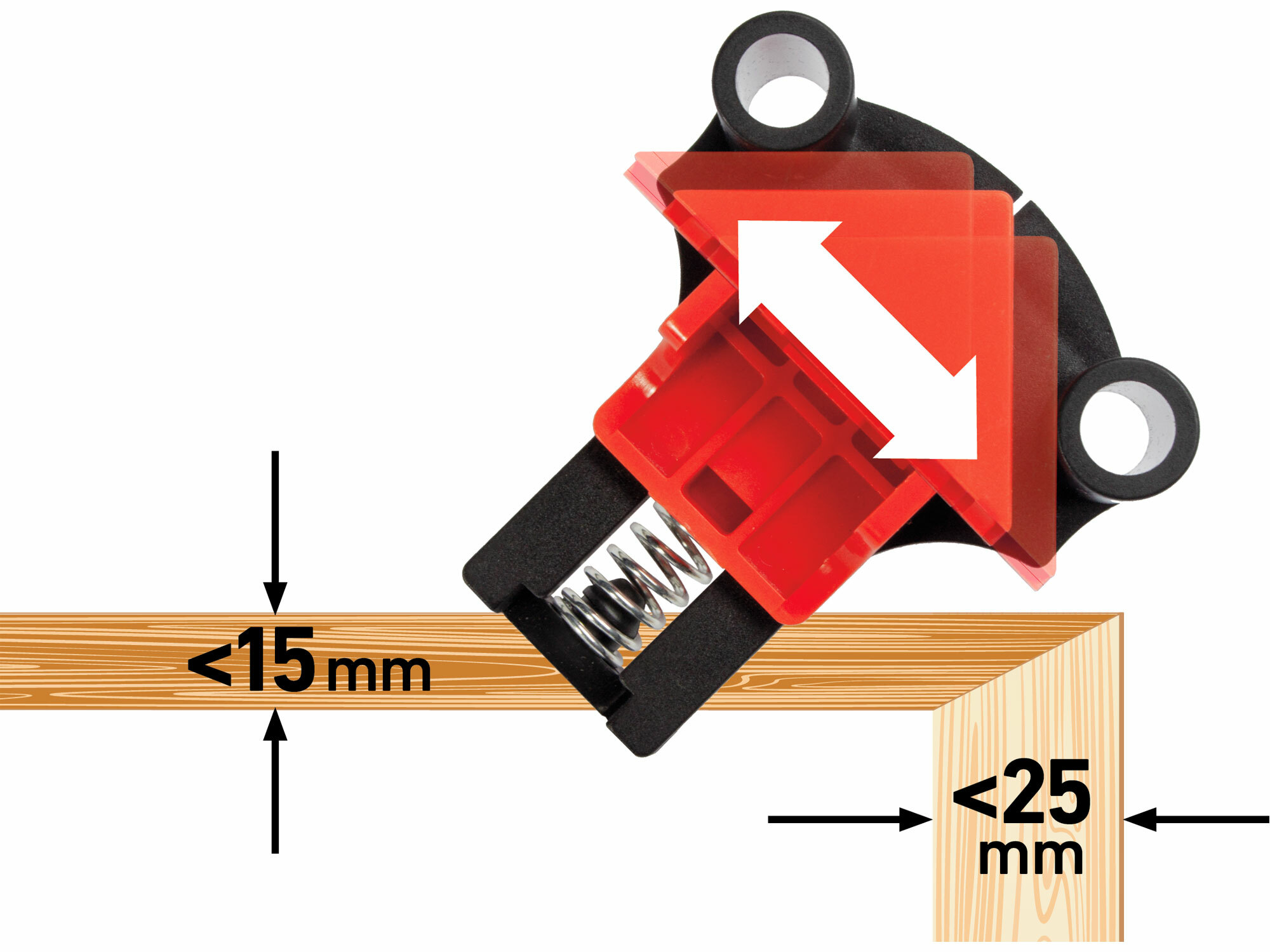 EXTOL PREMIUM 8815440 Svorky rohové rýchloupínacie strunové, 4ks, 60-90-120st