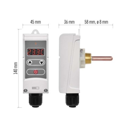 EMOS Jímkový termostat P5686