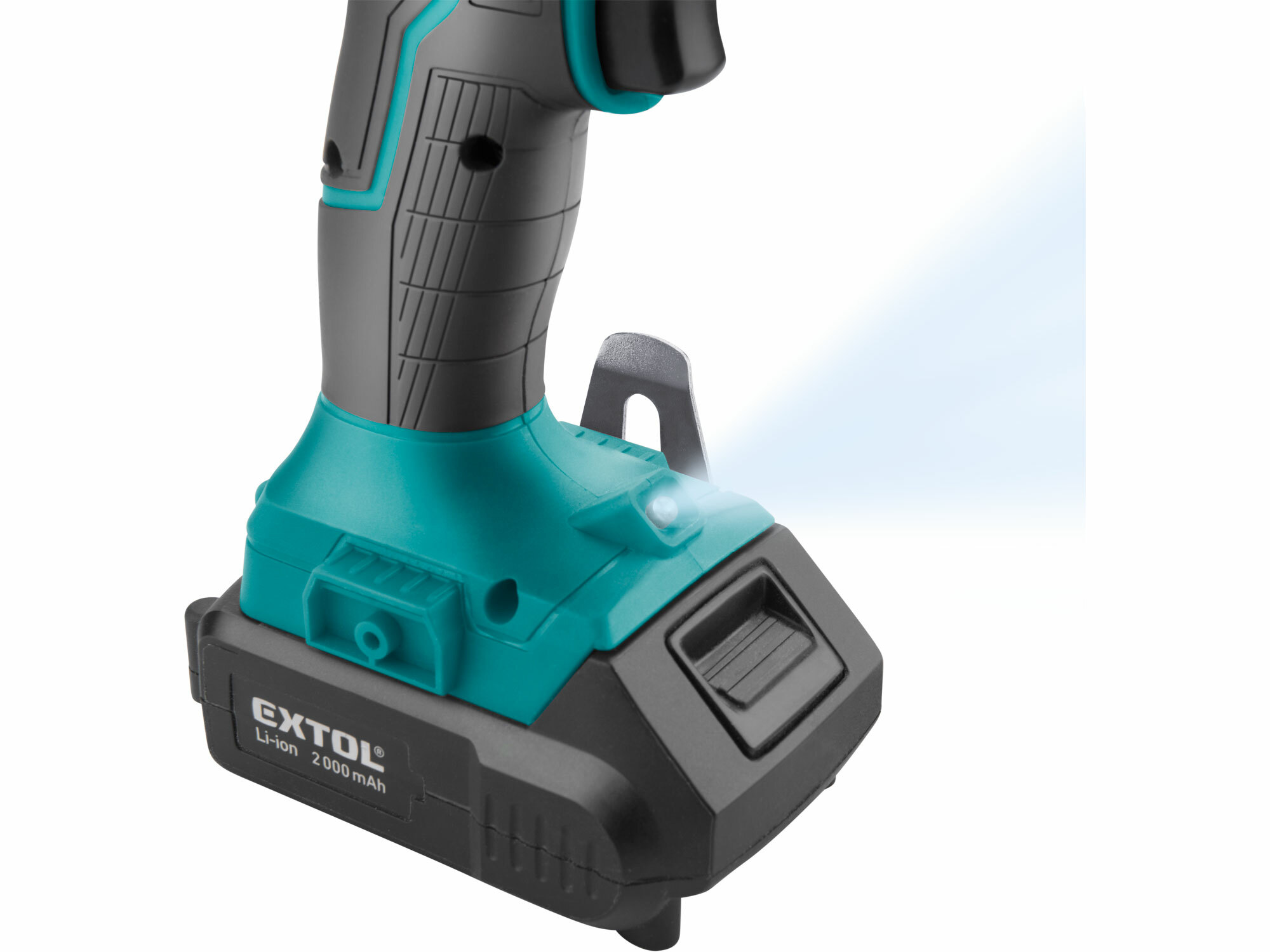 EXTOL INDUSTRIAL 8791802 Vŕtačka s príklepom aku Share20V, 1x 2Ah, 80Nm, bezuhlíkový motor, kufor