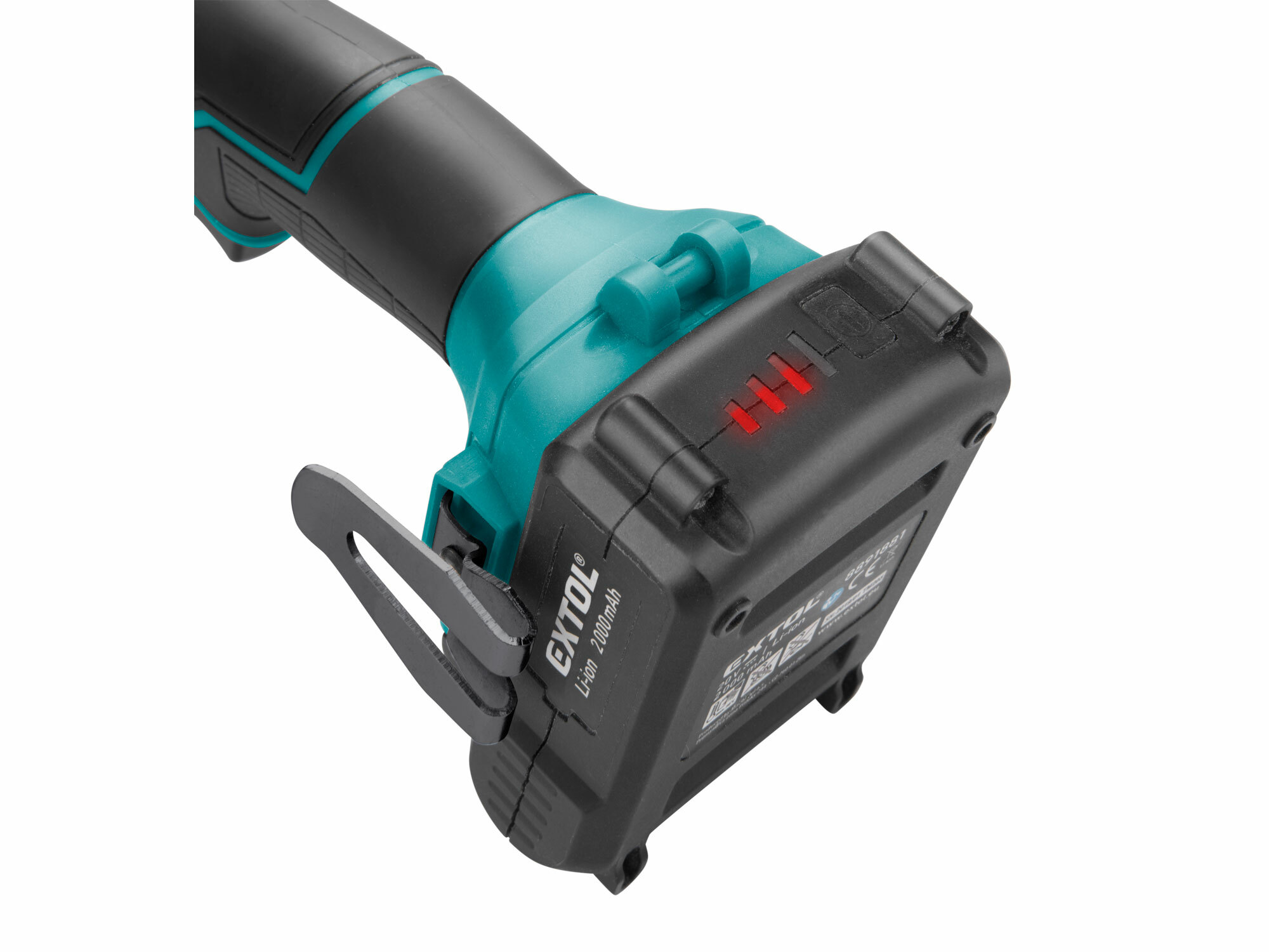 EXTOL INDUSTRIAL 8791802 Vŕtačka s príklepom aku Share20V, 1x 2Ah, 80Nm, bezuhlíkový motor, kufor