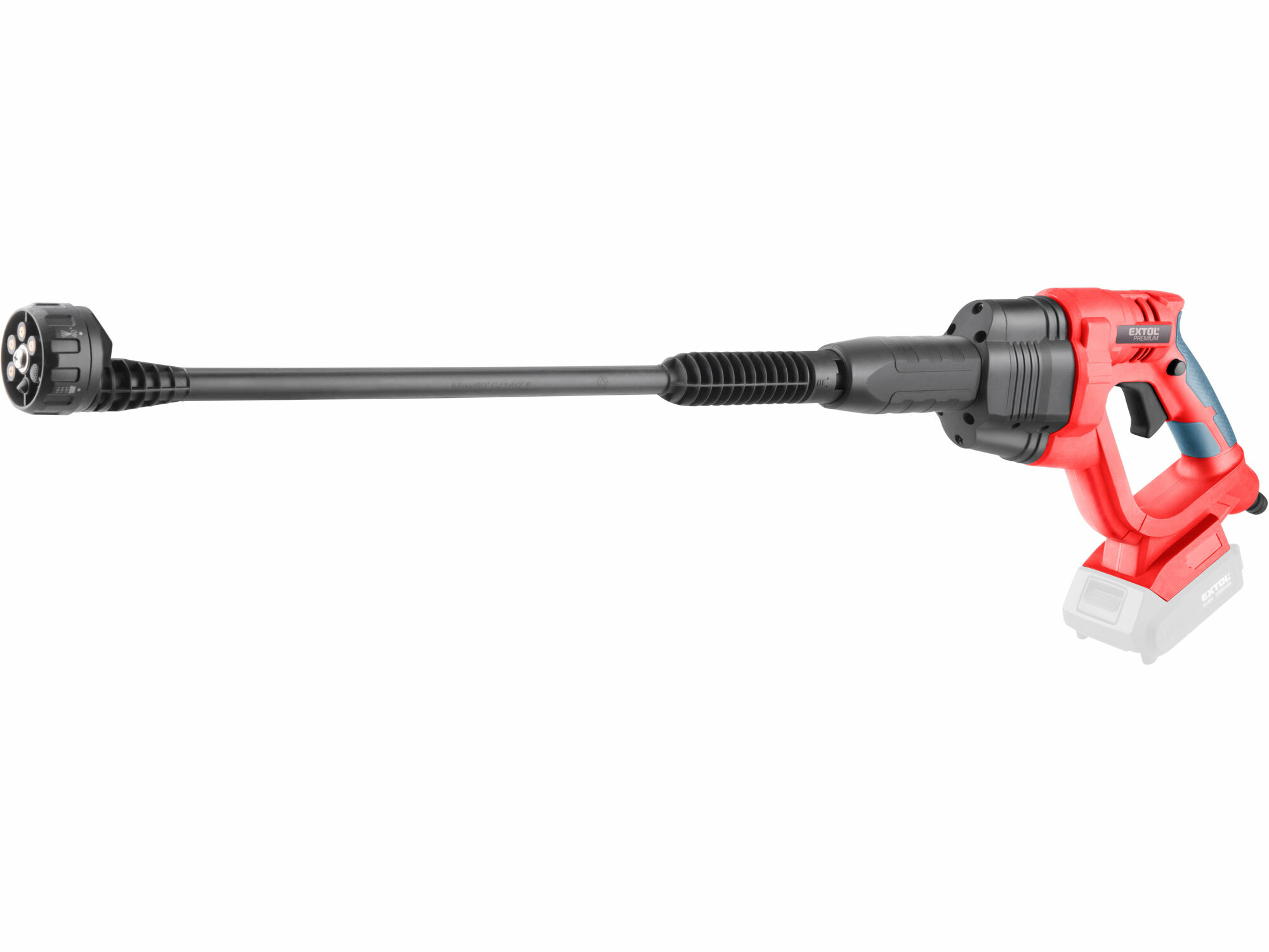 EXTOL PREMIUM 8891859 Čistič tlakový aku Share20V, bez aku, 22bar, 120 l/h
