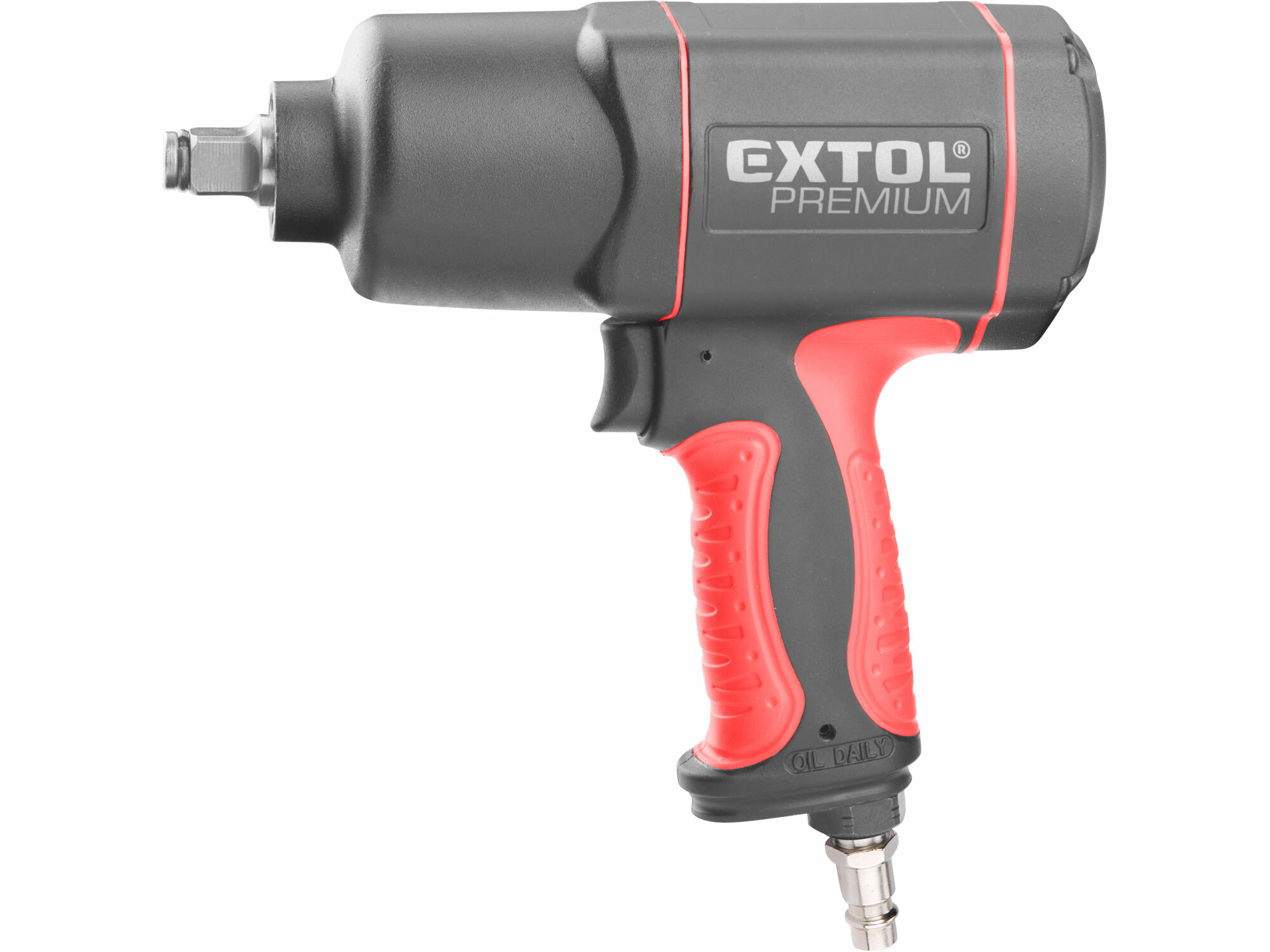 EXTOL PREMIUM 8865016 Uťahovač príklepový pneumatický, max. 800Nm, TWIN HAMMER
