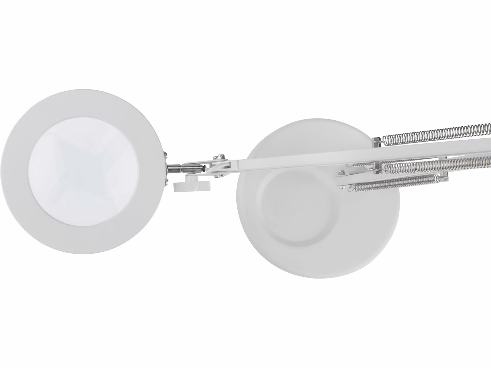 EXTOL LIGHT 43161 Lampa stolová s LED a lupou, 2400lm, USB napájanie, biela