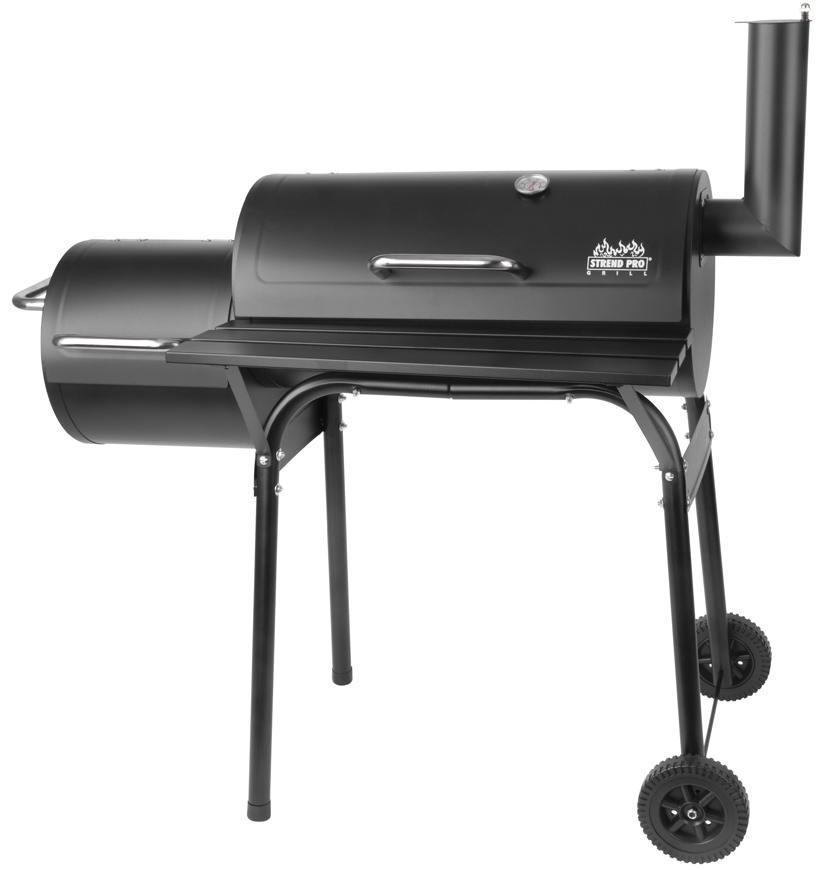 STREND PRO Grill Gril Strend Pro Porter, BBQ, na drevené uhlie, 2v1 - grilovanie a údenie, 1100x650x1150 mm