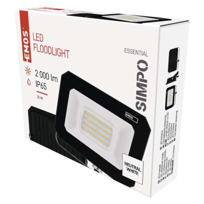 EMOS LED reflektor SIMPO 20 W neutrálna biela