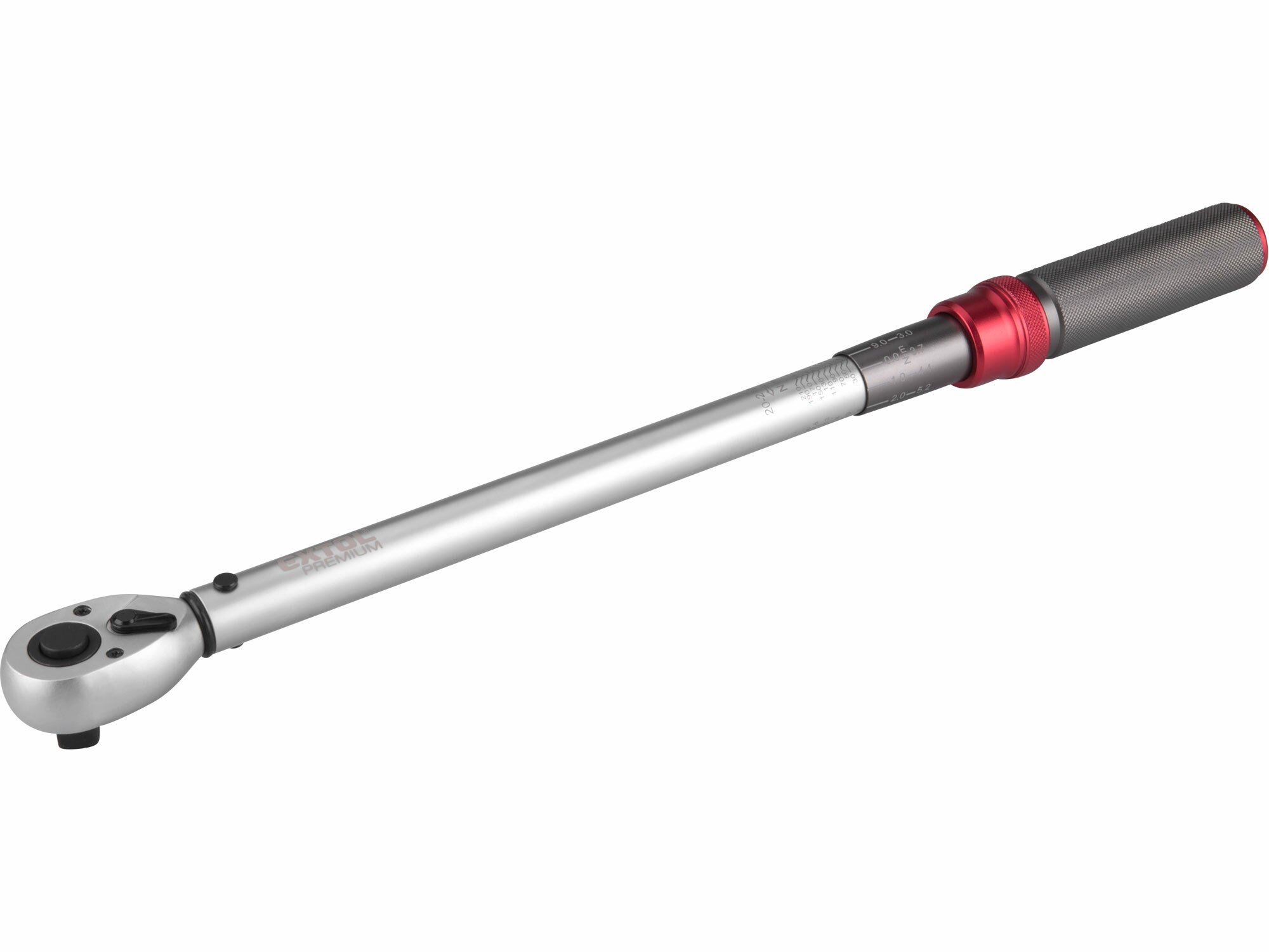 EXTOL PREMIUM 8825308 Kľúč momentový so stupnicou 1/2", 20-210Nm, dĺžka 500mm