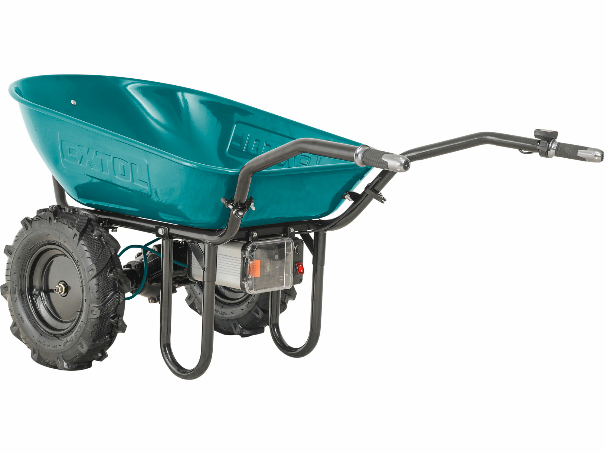 EXTOL INDUSTRIAL 8791590 Fúrik na aku pohon dvojkolesový, 1x 40V/6Ah, 100l, max. 260kg