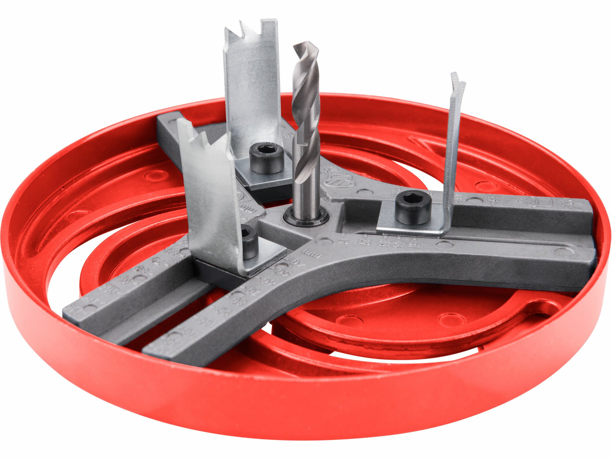 EXTOL PREMIUM 8801610 Vyrezávač otvorov trojramenný nastaviteľný, Ø19-127mm