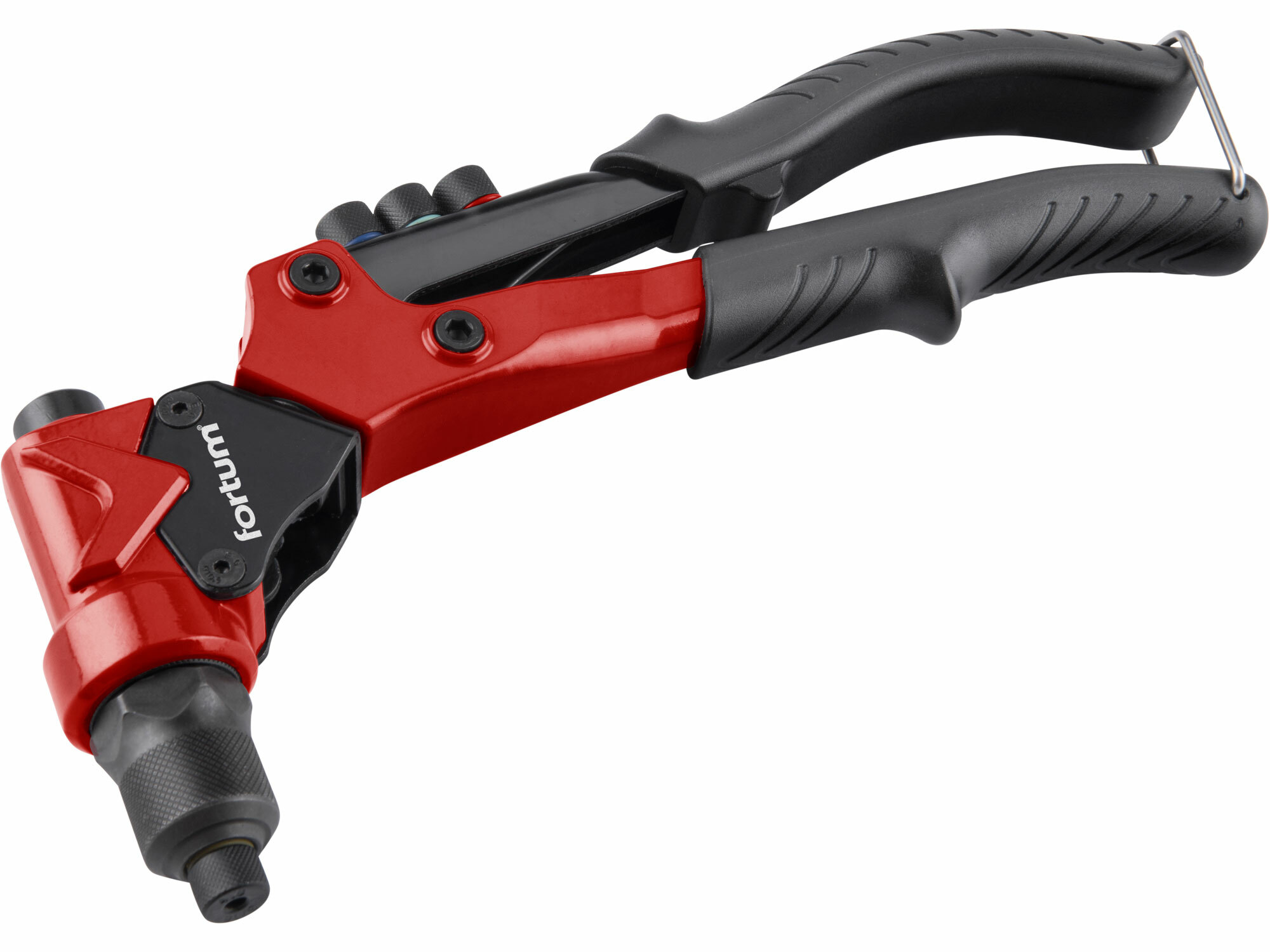 FORTUM 4770628 Kliešte nitovacie s otočnou hlavou, 260mm, 2v1, nity 2,4-4,8mm, matice M3-M6