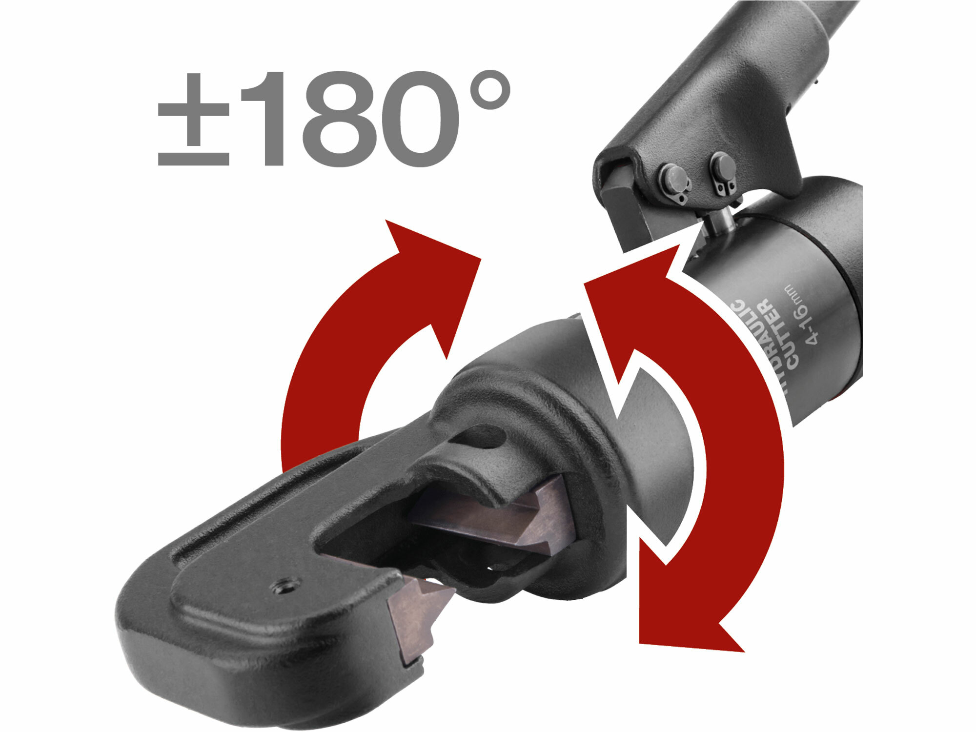 FORTUM 4900172 Kliešte hydraulické pákové, 4-16mm, 60kN, dĺžka 430mm