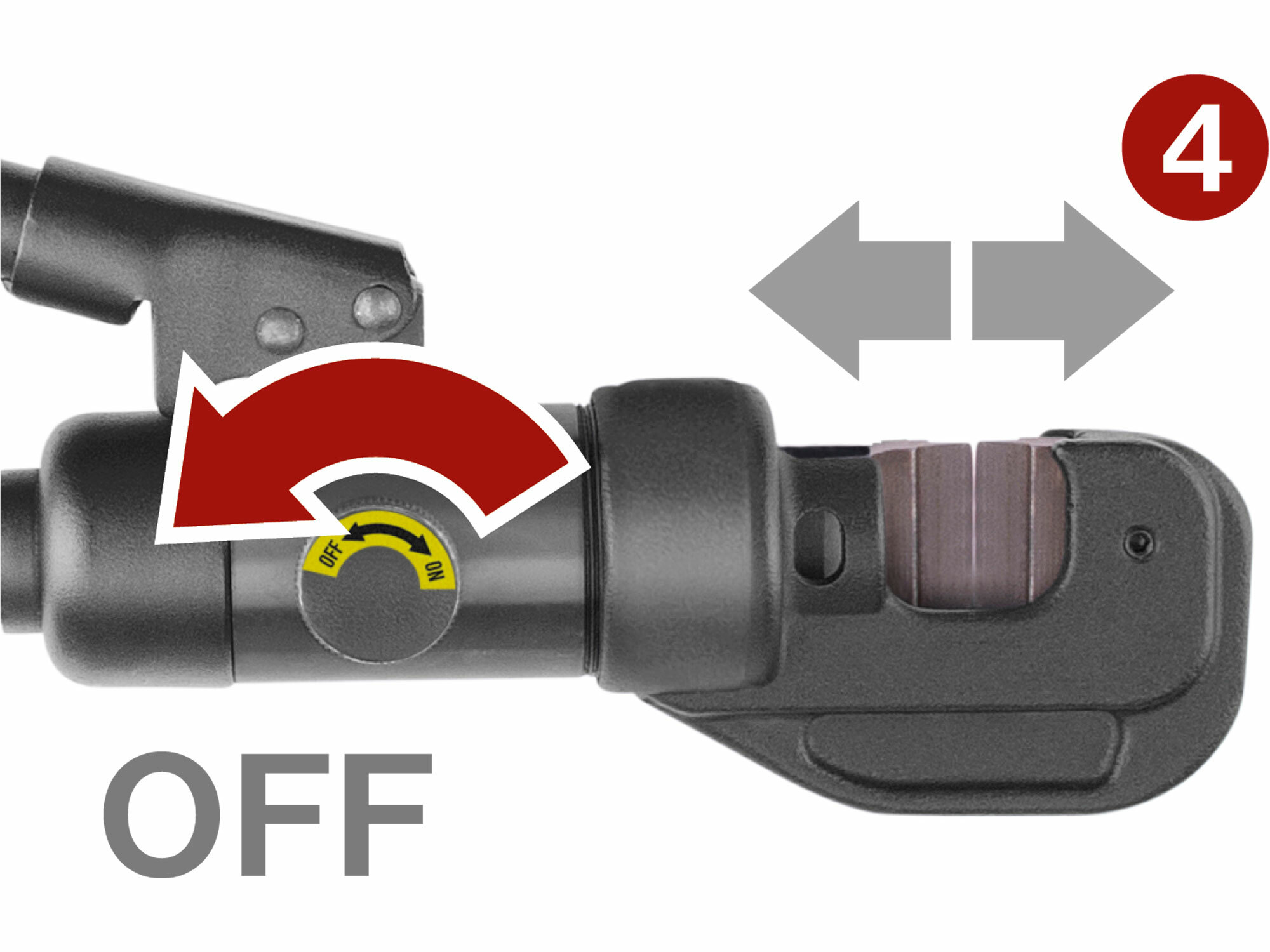 FORTUM 4900172 Kliešte hydraulické pákové, 4-16mm, 60kN, dĺžka 430mm