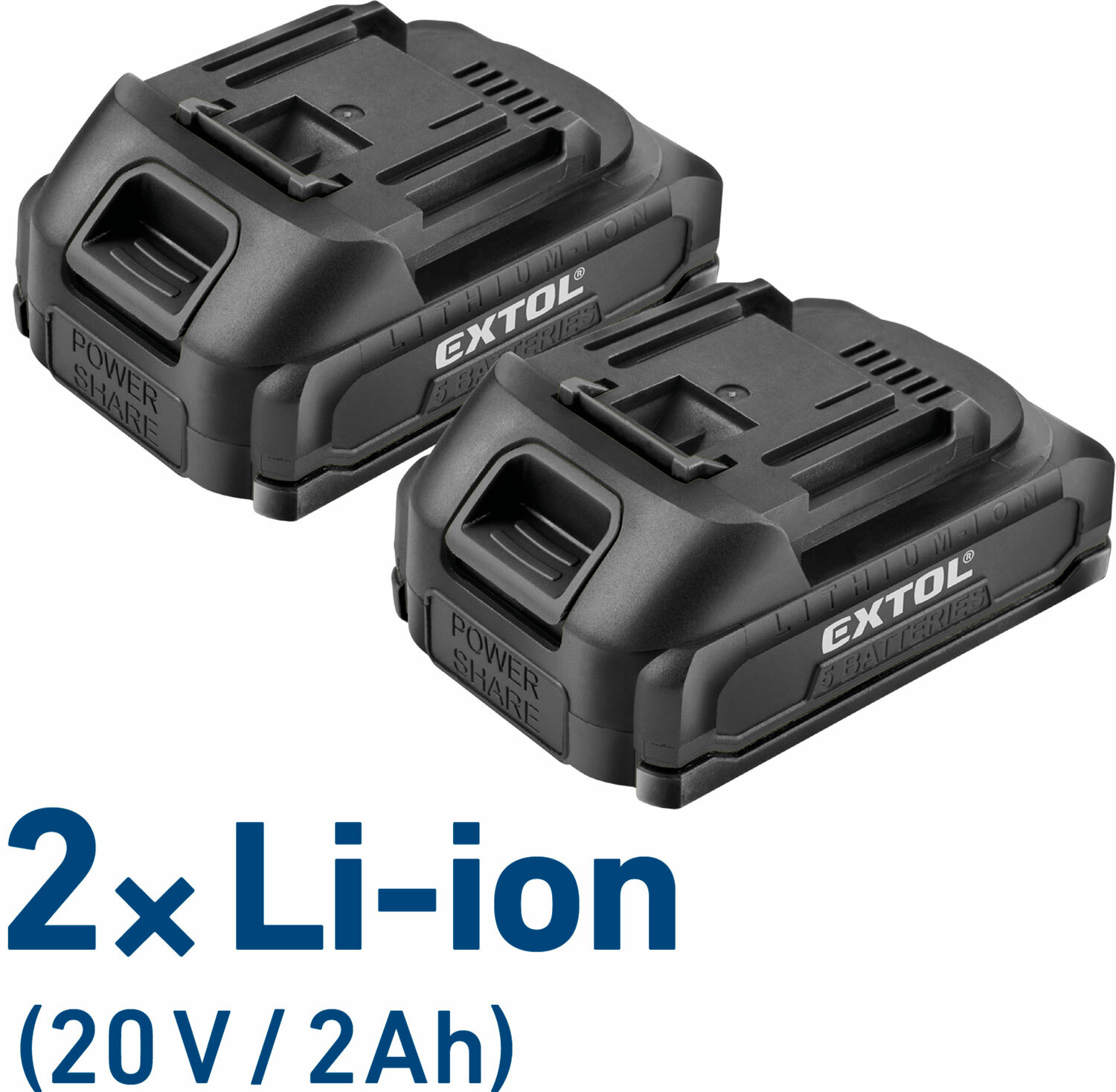 EXTOL CRAFT 402450 Vŕtačka akumulátorová bezuhlíková, 20V, 2x 2Ah Li-ion