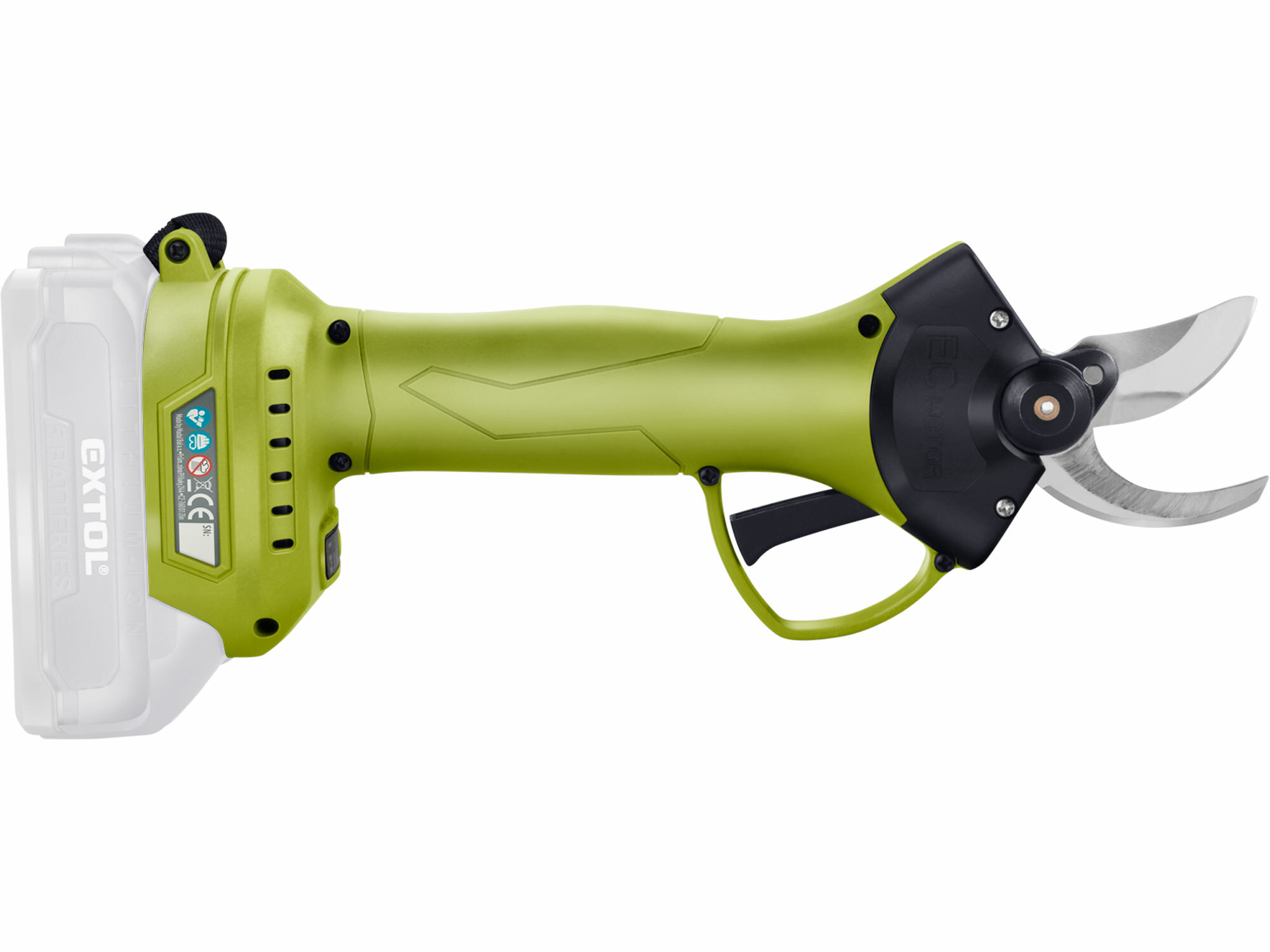 EXTOL CRAFT 402457 Nožnice na konáre akumulátorová bezuhlíkové, 20V, bez aku a nabijačky, max. 25mm