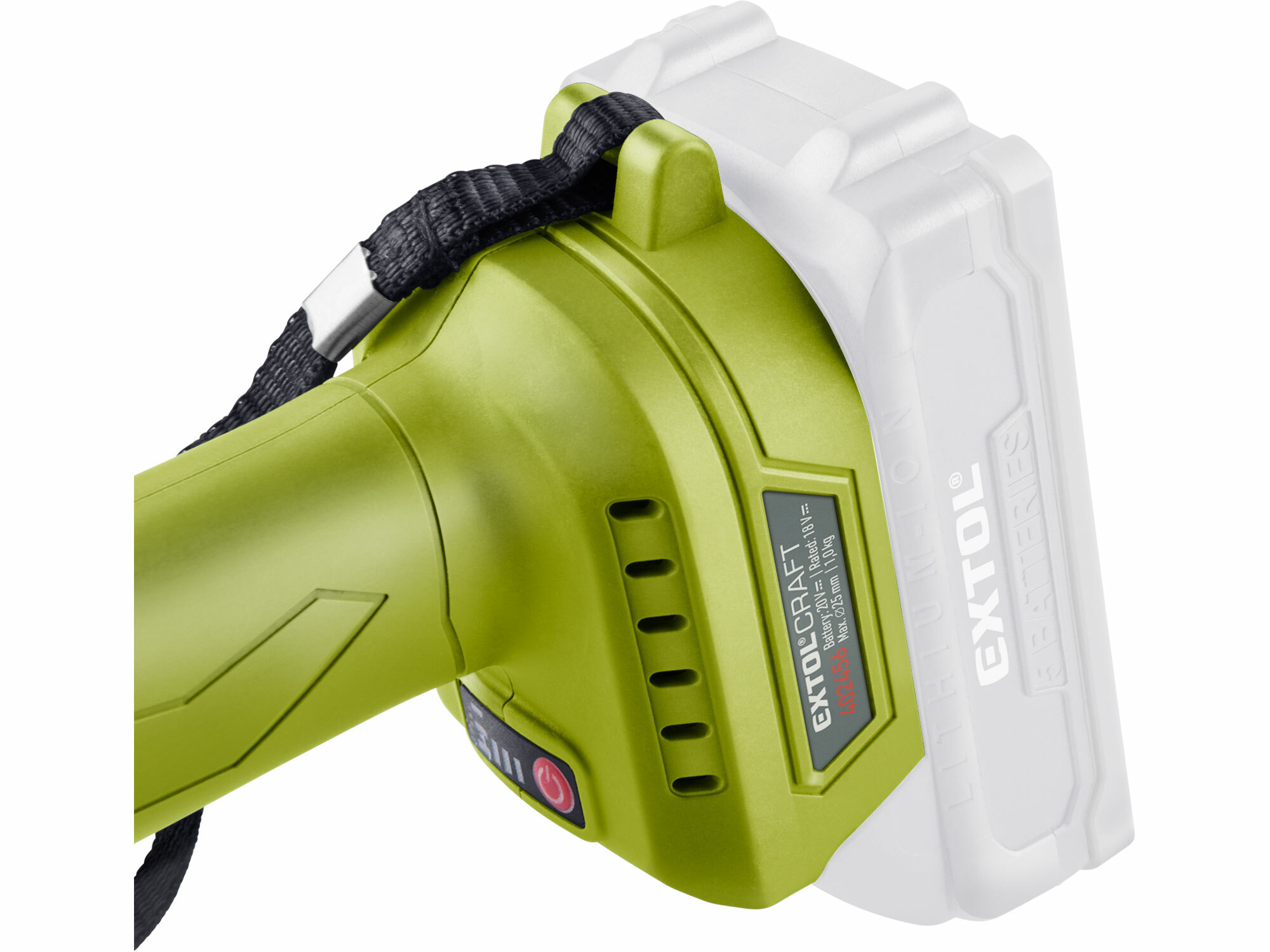 EXTOL CRAFT 402457 Nožnice na konáre akumulátorová bezuhlíkové, 20V, bez aku a nabijačky, max. 25mm
