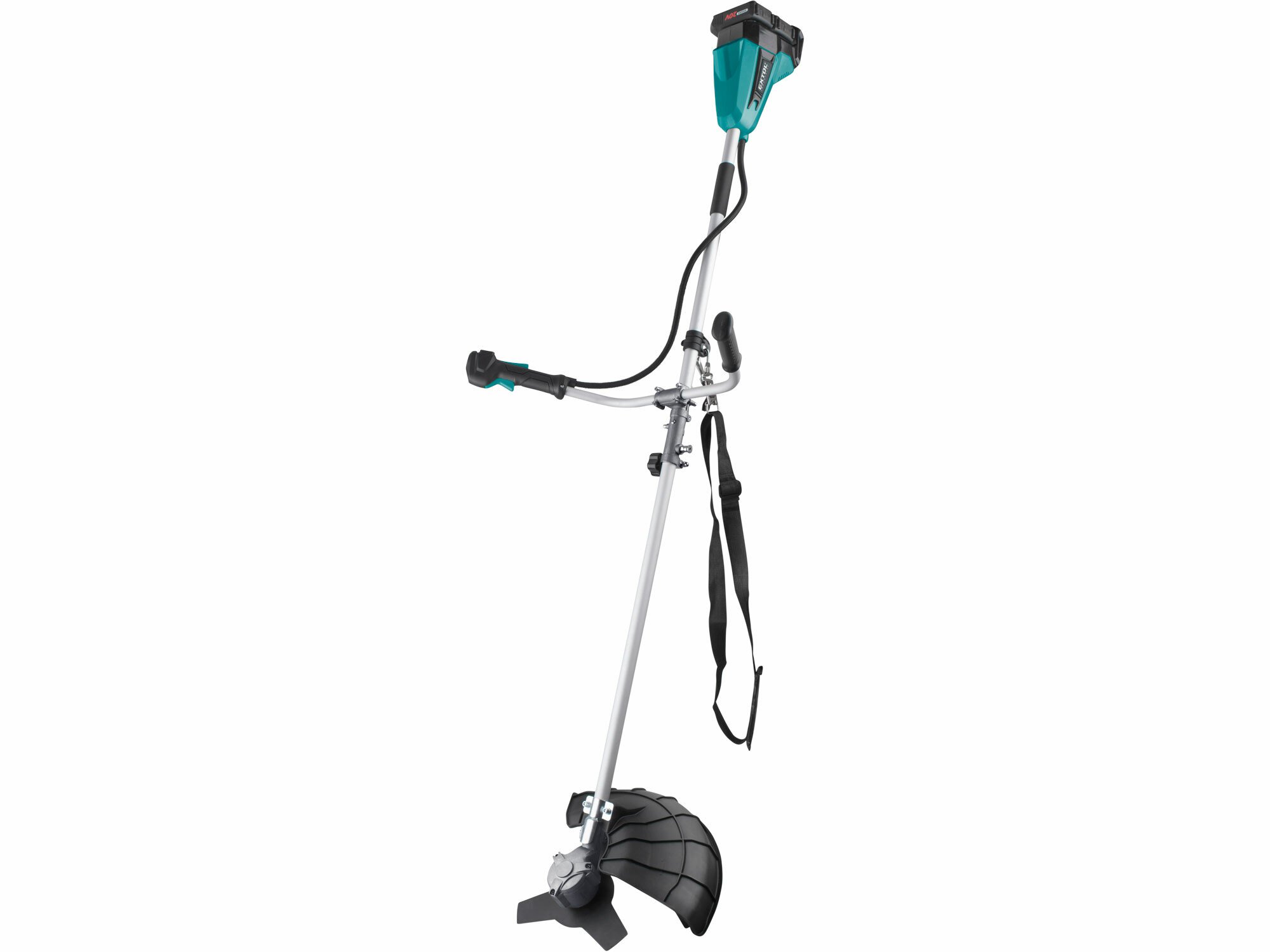 EXTOL INDUSTRIAL 8791900 Kosačka strunová aku Share20V, 2x 2Ah Li-ion, 42cm, bezuhlíkový motor