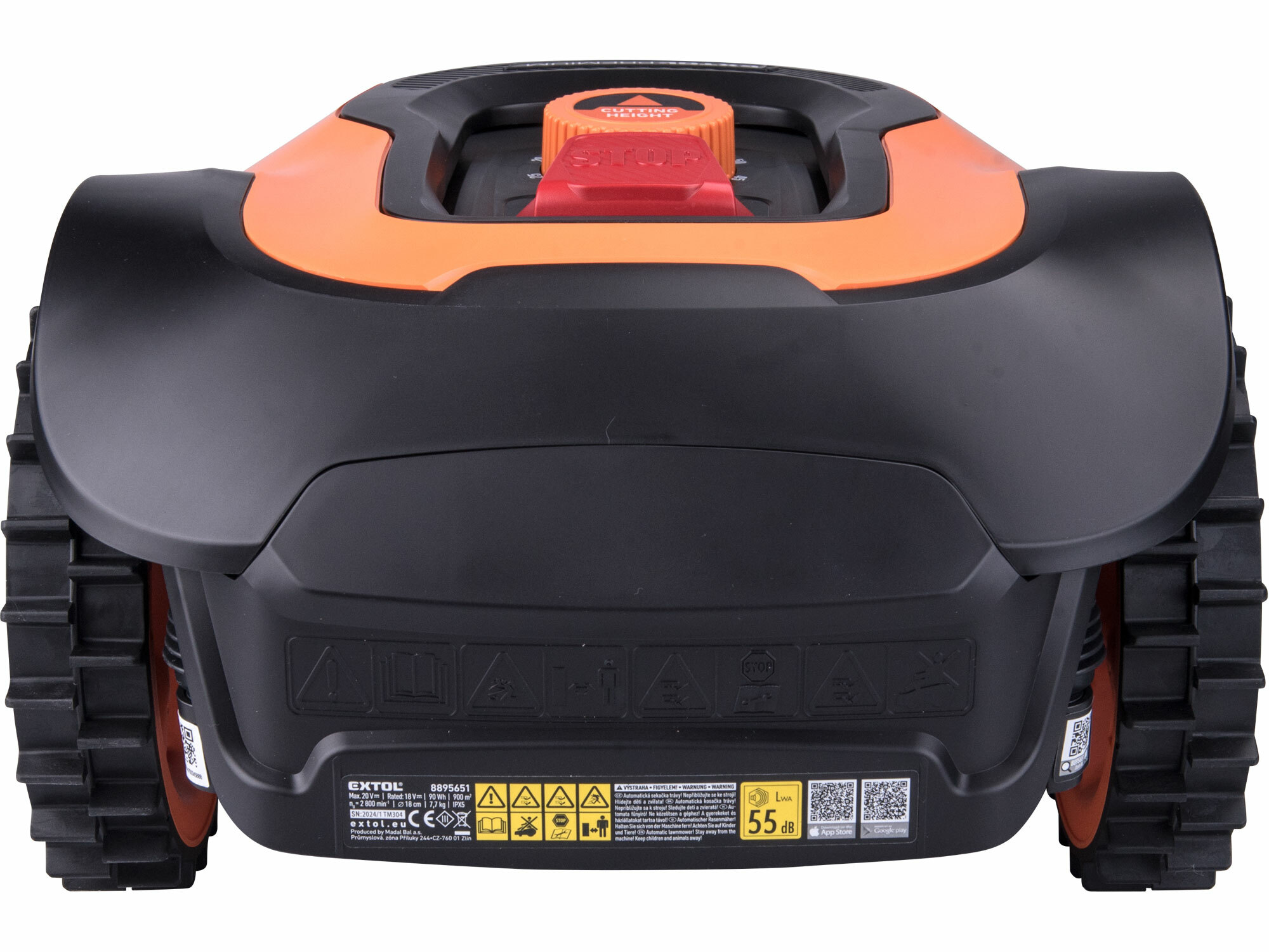 Extol Premium 8895650 robotická kosačka do 600 m² s WiFi a Bluetooth
