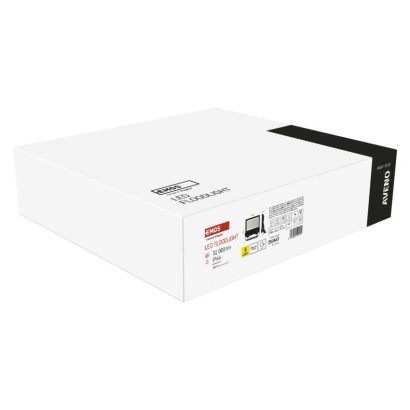 EMOS LED reflektor AVENO čierny, 200W neutrálna biela