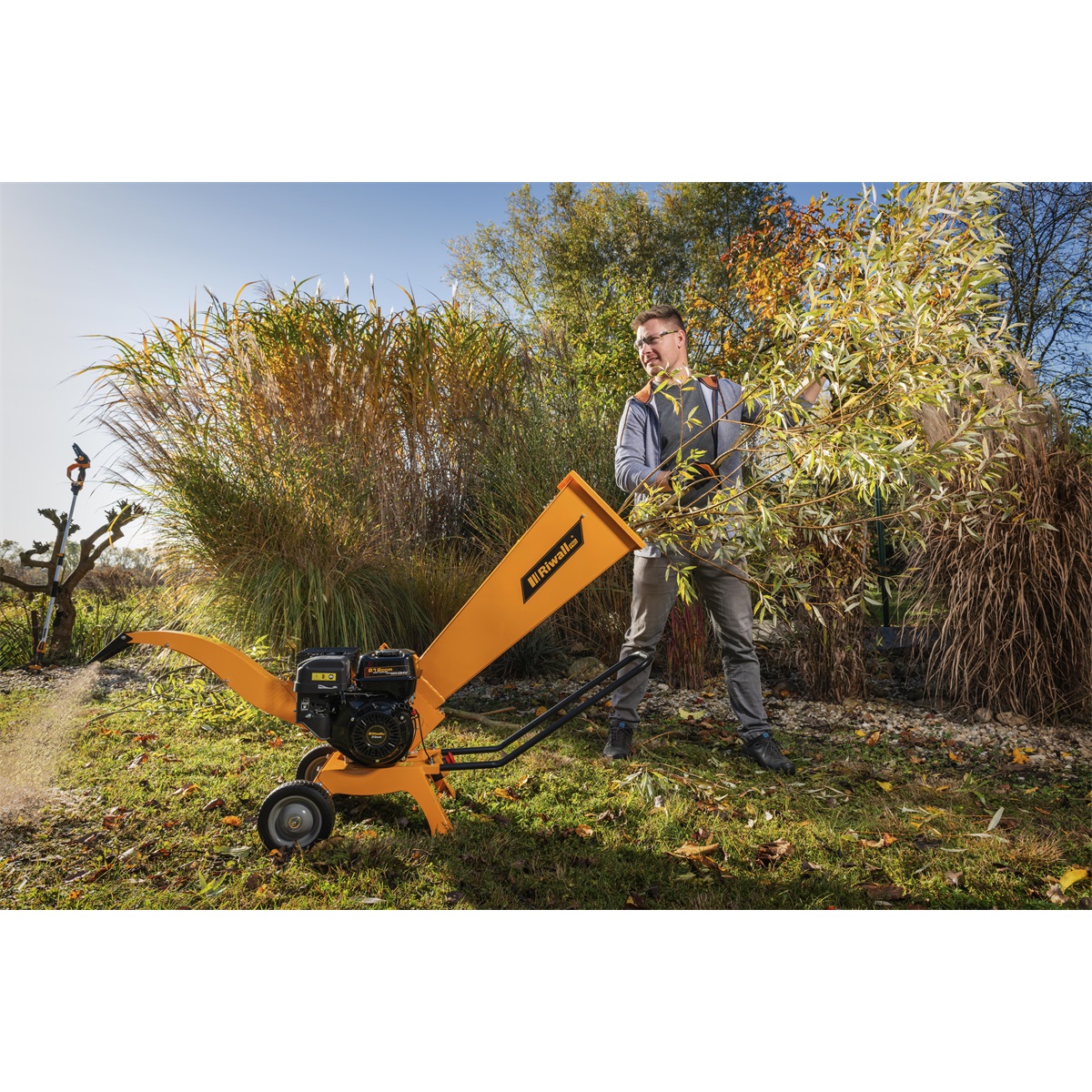 Riwall PRO RPS 7058 benzínový drvič konárov (4,3 kW / 5,8 HP) PS24A2301102B