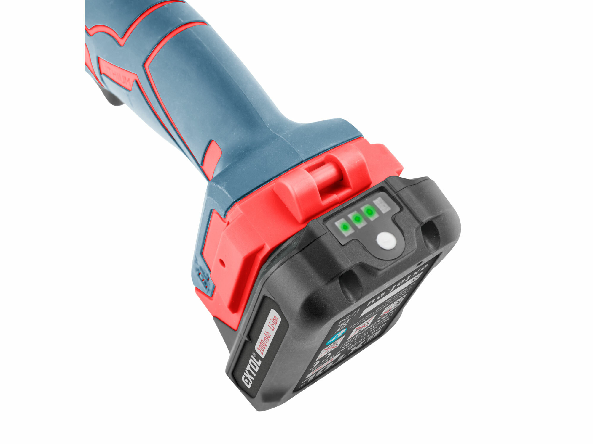 EXTOL PREMIUM 8891152 Vŕtačka akumulátorová, bezuhlíkový motor, 12V, 1x2Ah Li-ion