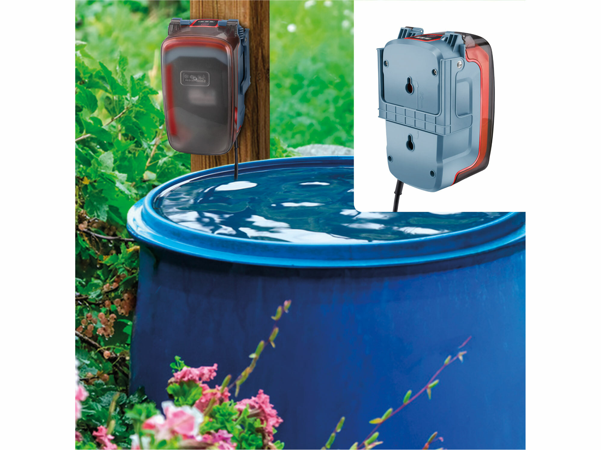 EXTOL PREMIUM 8891930 Čerpadlo ponorné do suda aku Share20V, 1x 2Ah, 1800 l/h, max. 21m