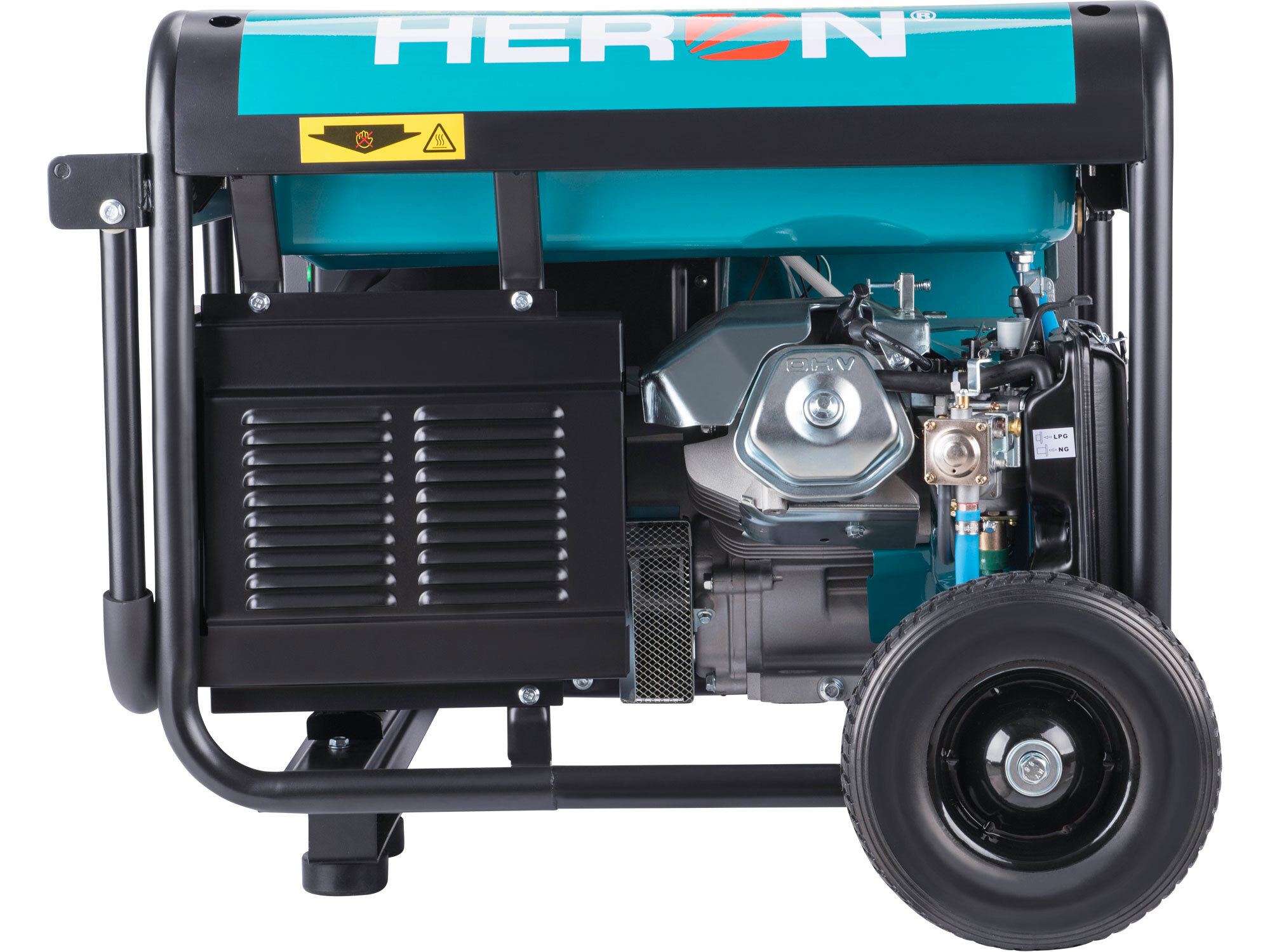HERON 8896326 Elektrocentrála benzínová a plynová 1F, 8,2kW, 17HP, možnosť ATS
