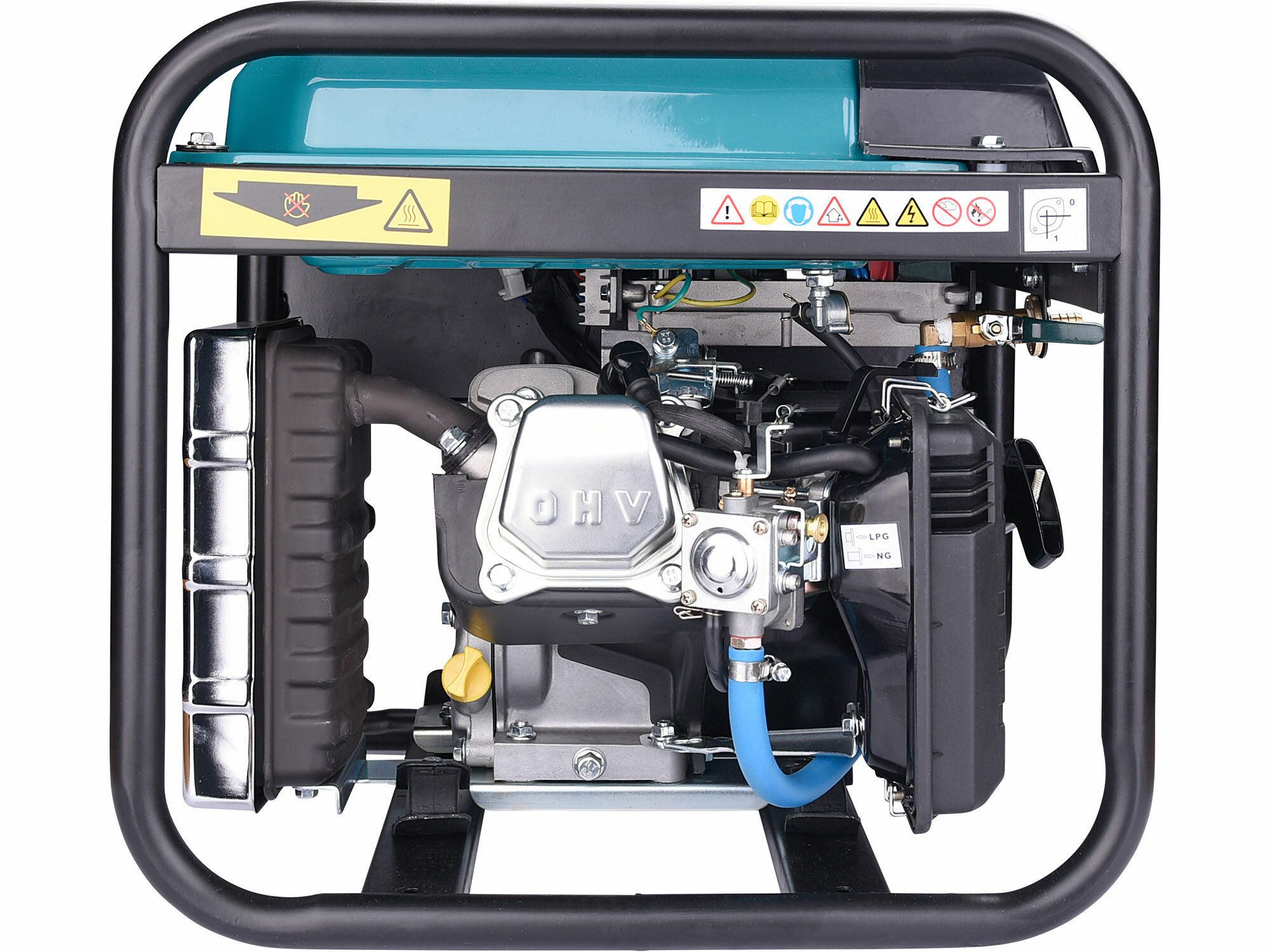 HERON 8896231 Elektrocentrála invertorová rámová hybridná, 1F, 3,7kW, 7HP, ručný štart